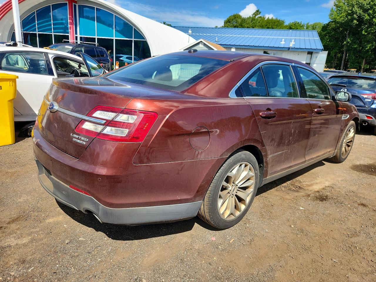 2015 Ford Taurus Limited Burgundy vin: 1FAHP2F85FG152076