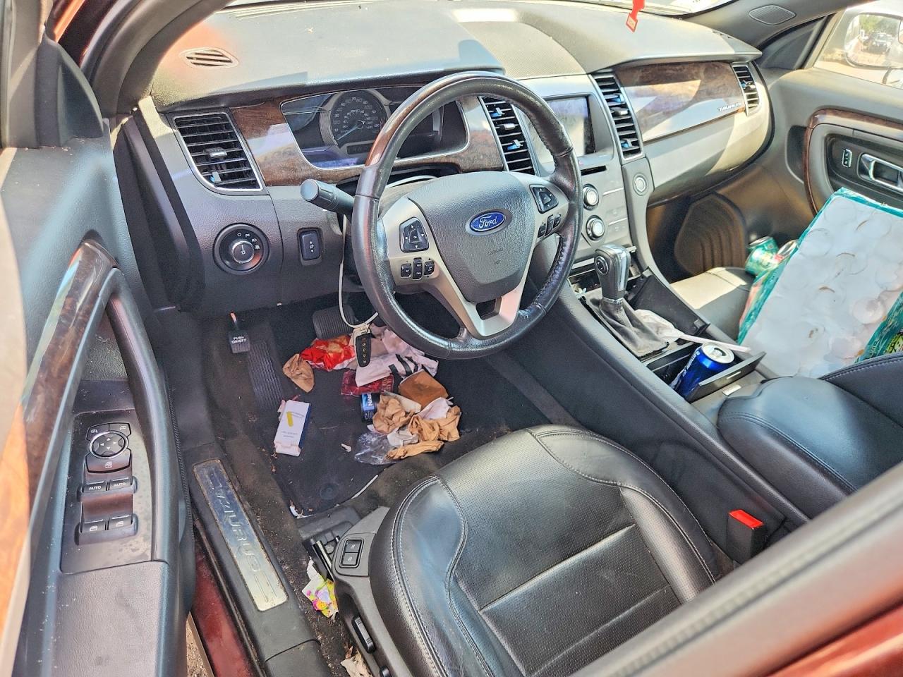 2015 Ford Taurus Limited Burgundy vin: 1FAHP2F85FG152076