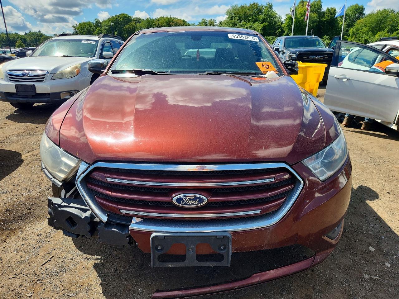 2015 Ford Taurus Limited Burgundy vin: 1FAHP2F85FG152076