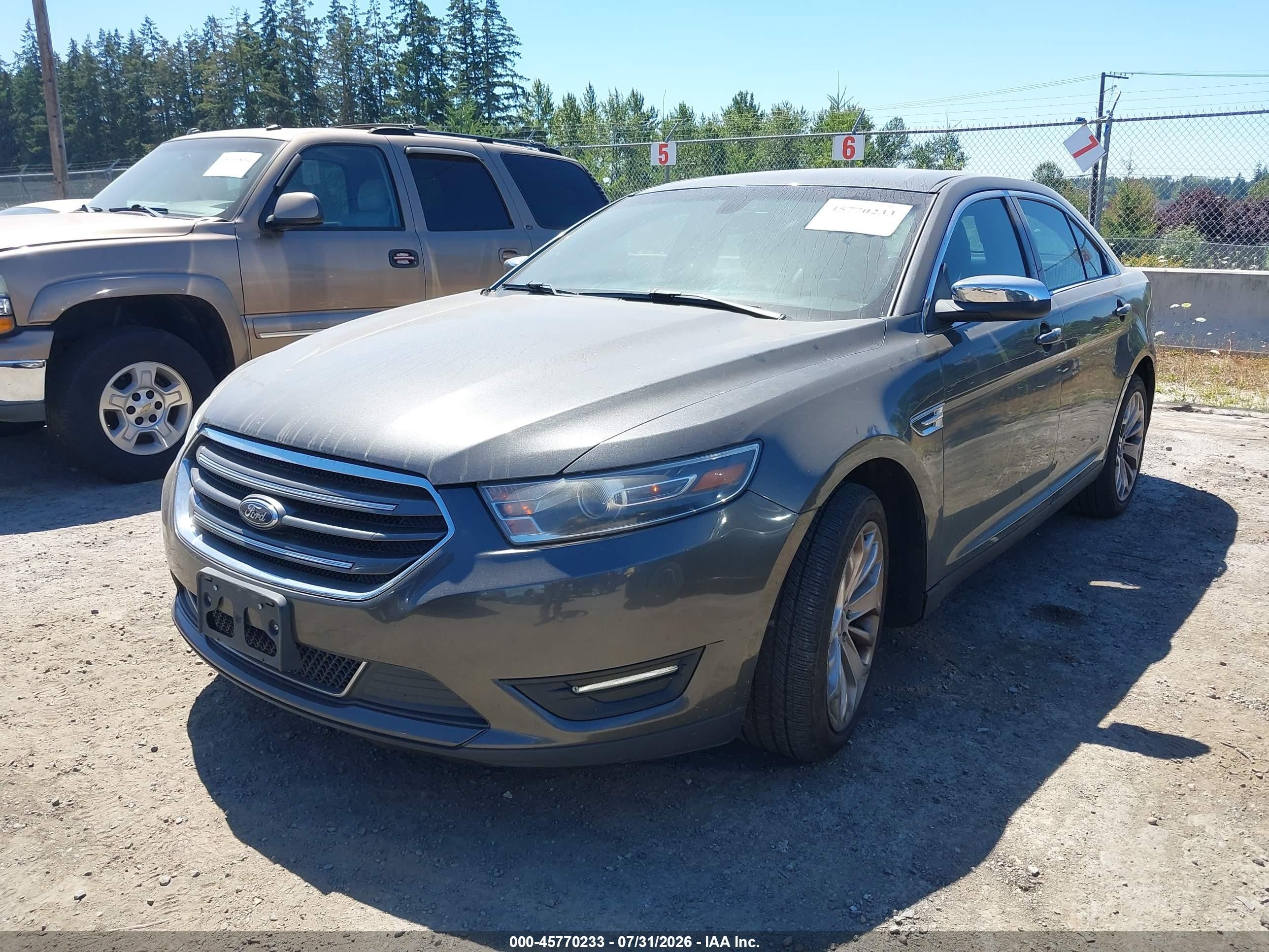 2015 Ford Taurus Limited Gray vin: 1FAHP2F85FG170934