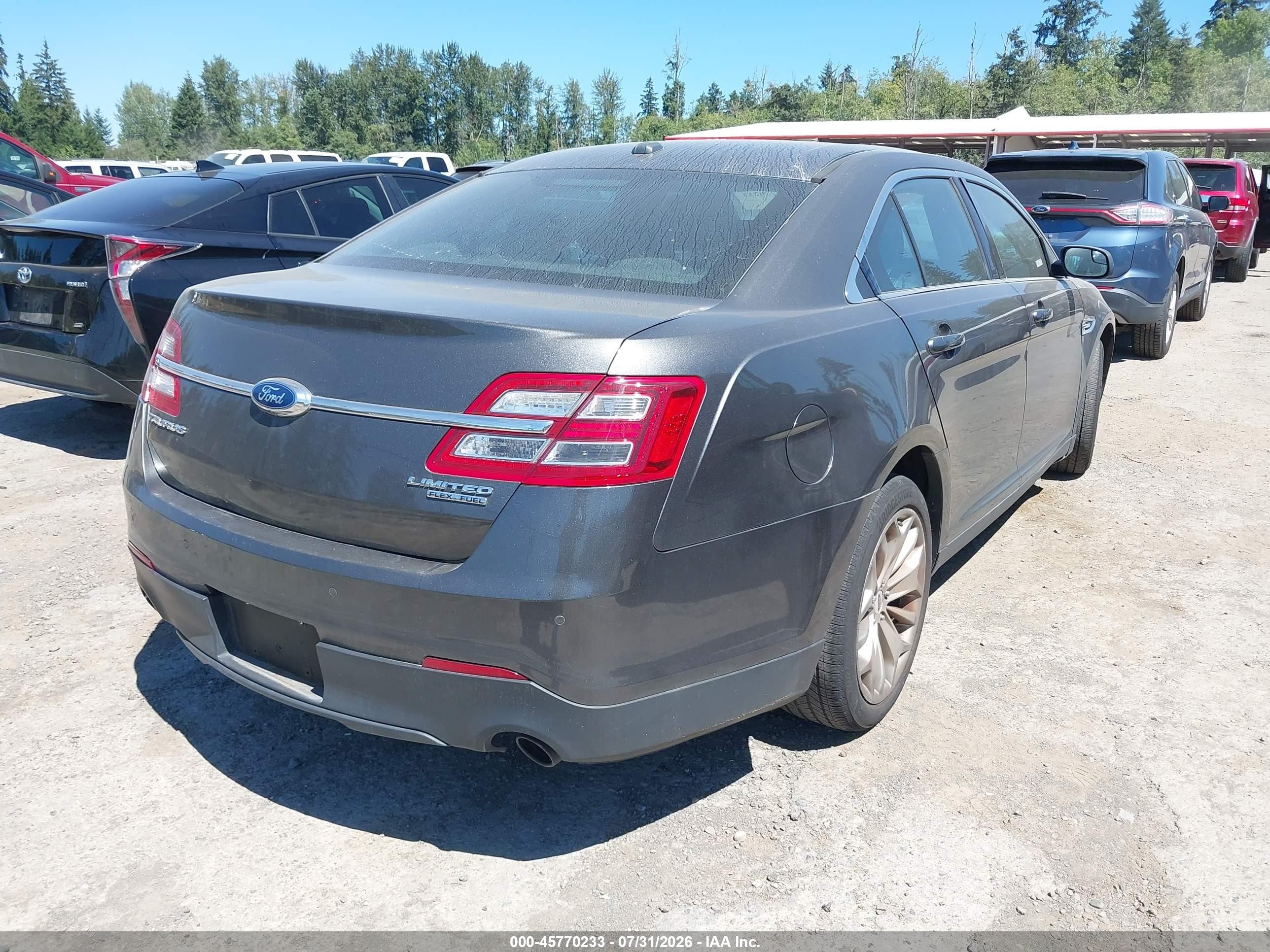 2015 Ford Taurus Limited Gray vin: 1FAHP2F85FG170934
