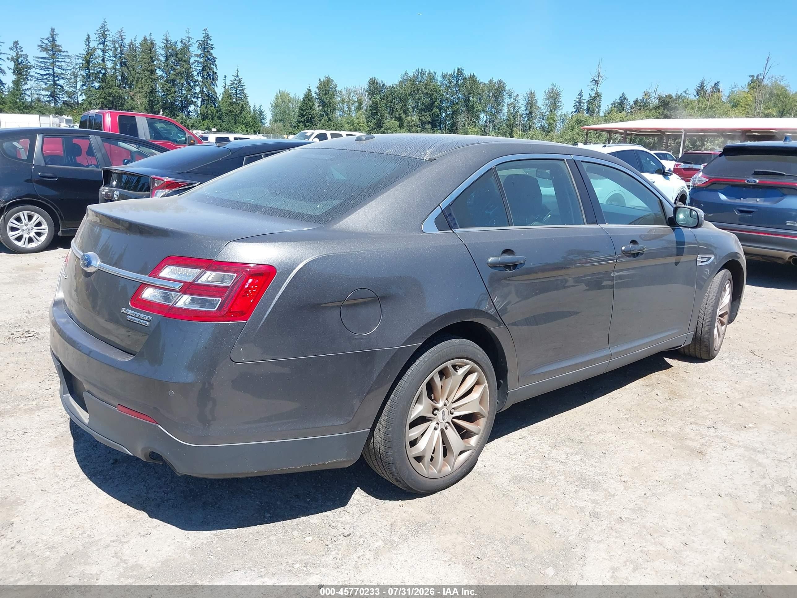 2015 Ford Taurus Limited Gray vin: 1FAHP2F85FG170934