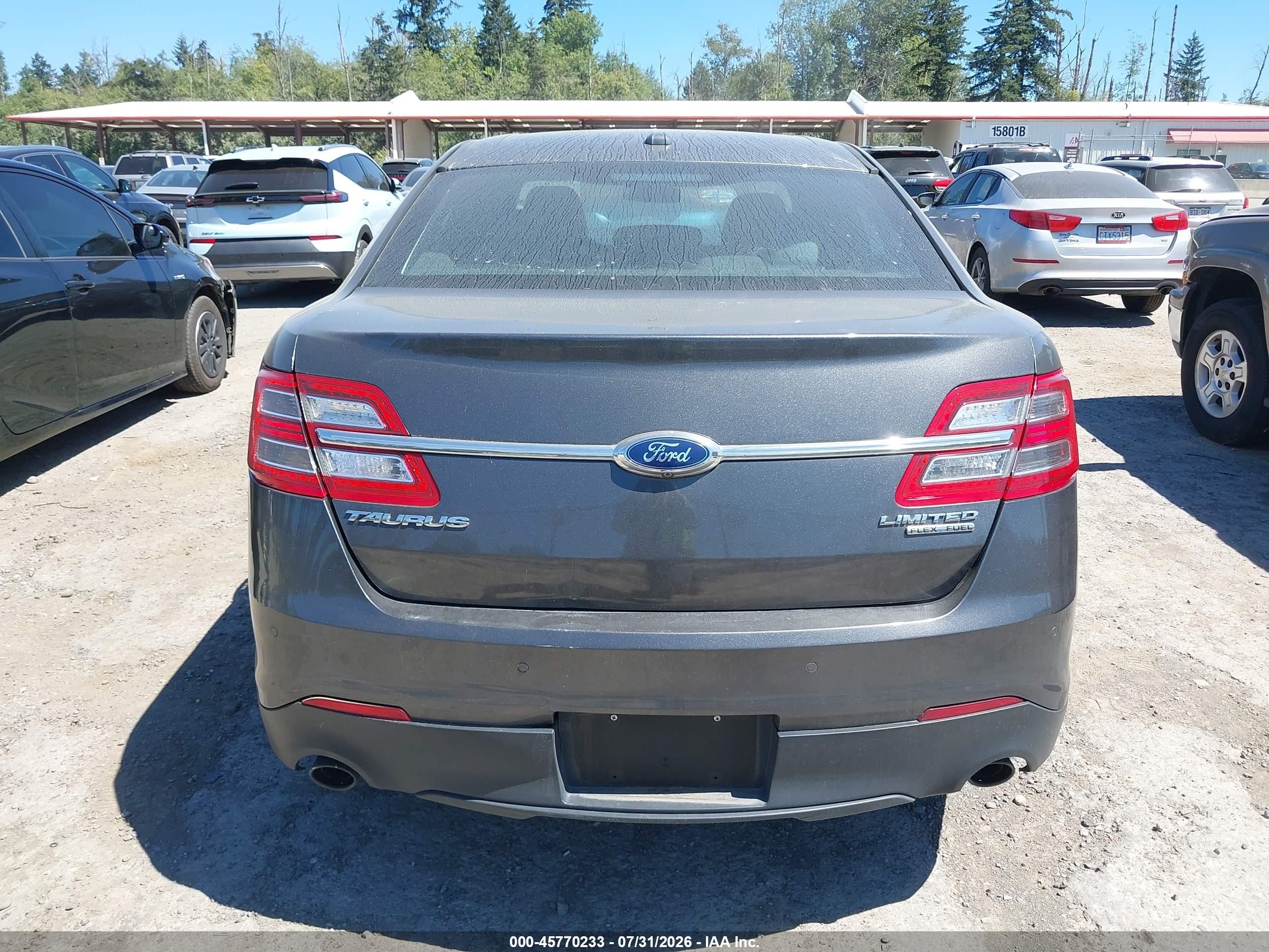 2015 Ford Taurus Limited Gray vin: 1FAHP2F85FG170934