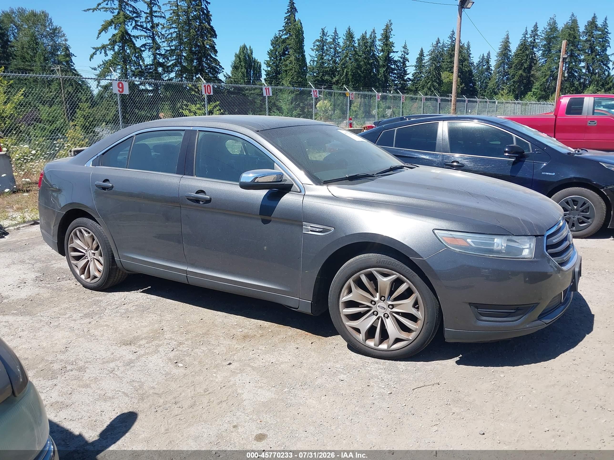 2015 Ford Taurus Limited Gray vin: 1FAHP2F85FG170934