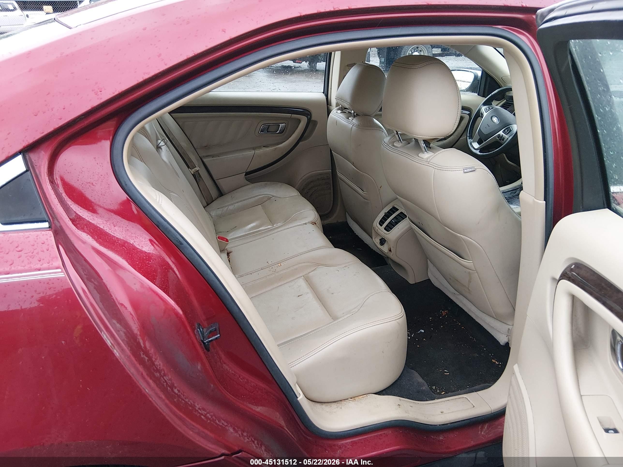 2013 Ford Taurus Limited Maroon vin: 1FAHP2F86DG131556