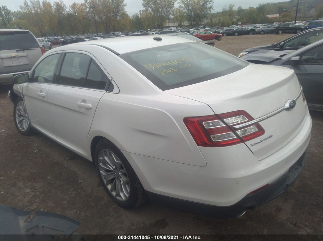2013 Ford Taurus Limited White vin: 1FAHP2F86DG131590