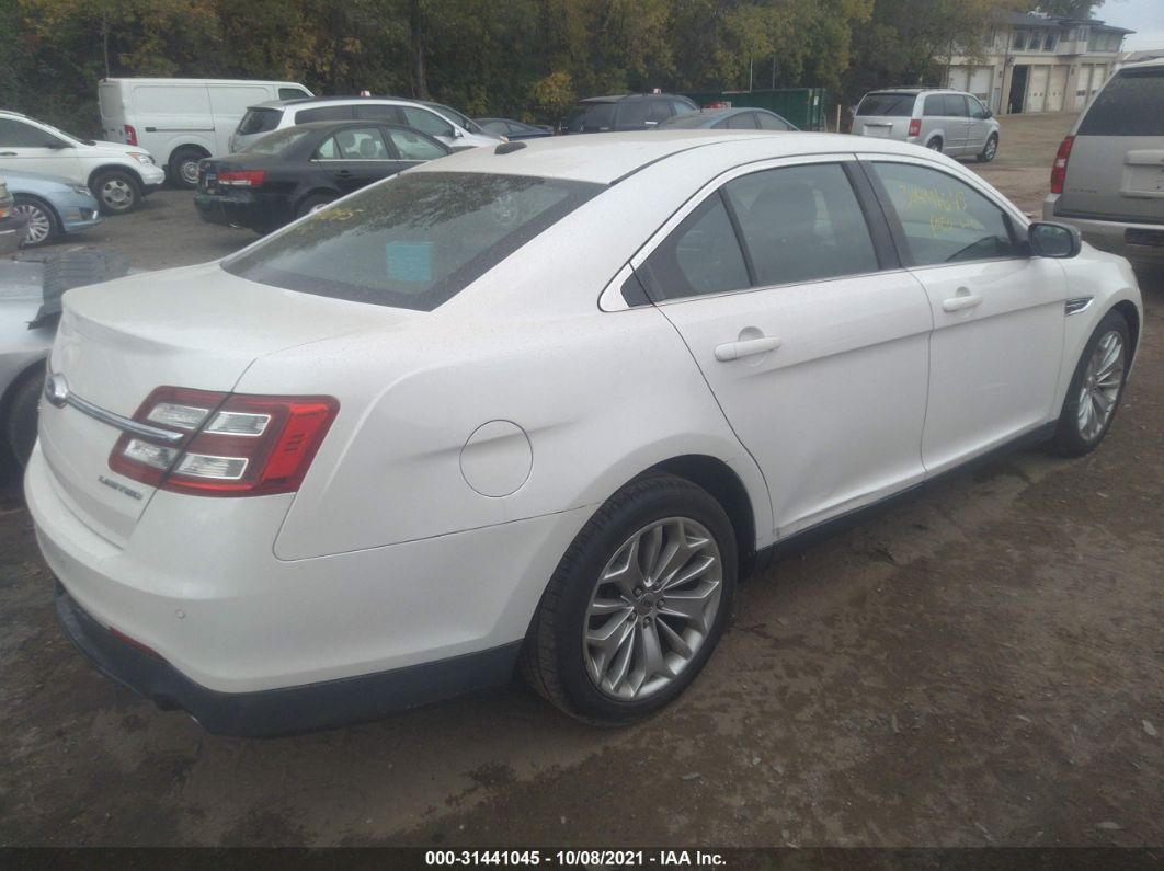 2013 Ford Taurus Limited White vin: 1FAHP2F86DG131590