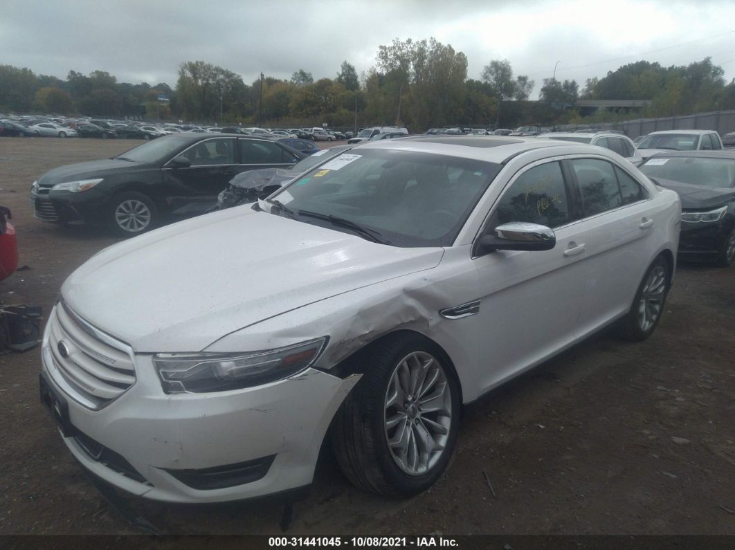 2013 Ford Taurus Limited White vin: 1FAHP2F86DG131590