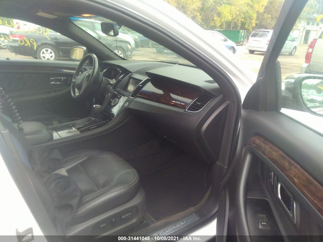 2013 Ford Taurus Limited White vin: 1FAHP2F86DG131590