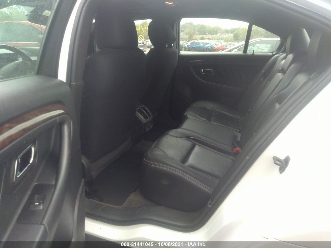 2013 Ford Taurus Limited White vin: 1FAHP2F86DG131590