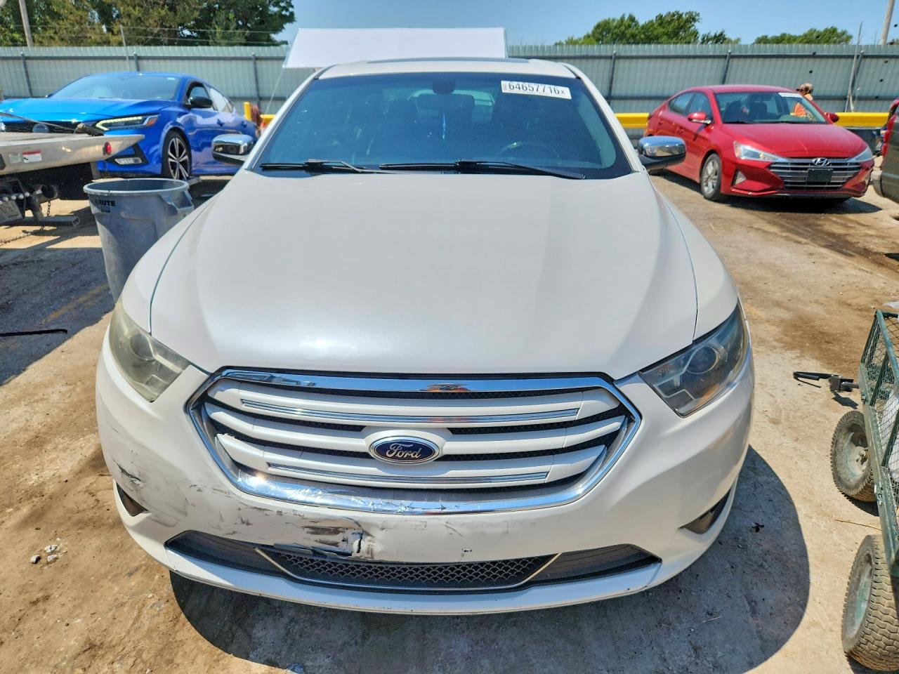 2013 Ford Taurus Limited White vin: 1FAHP2F86DG131590