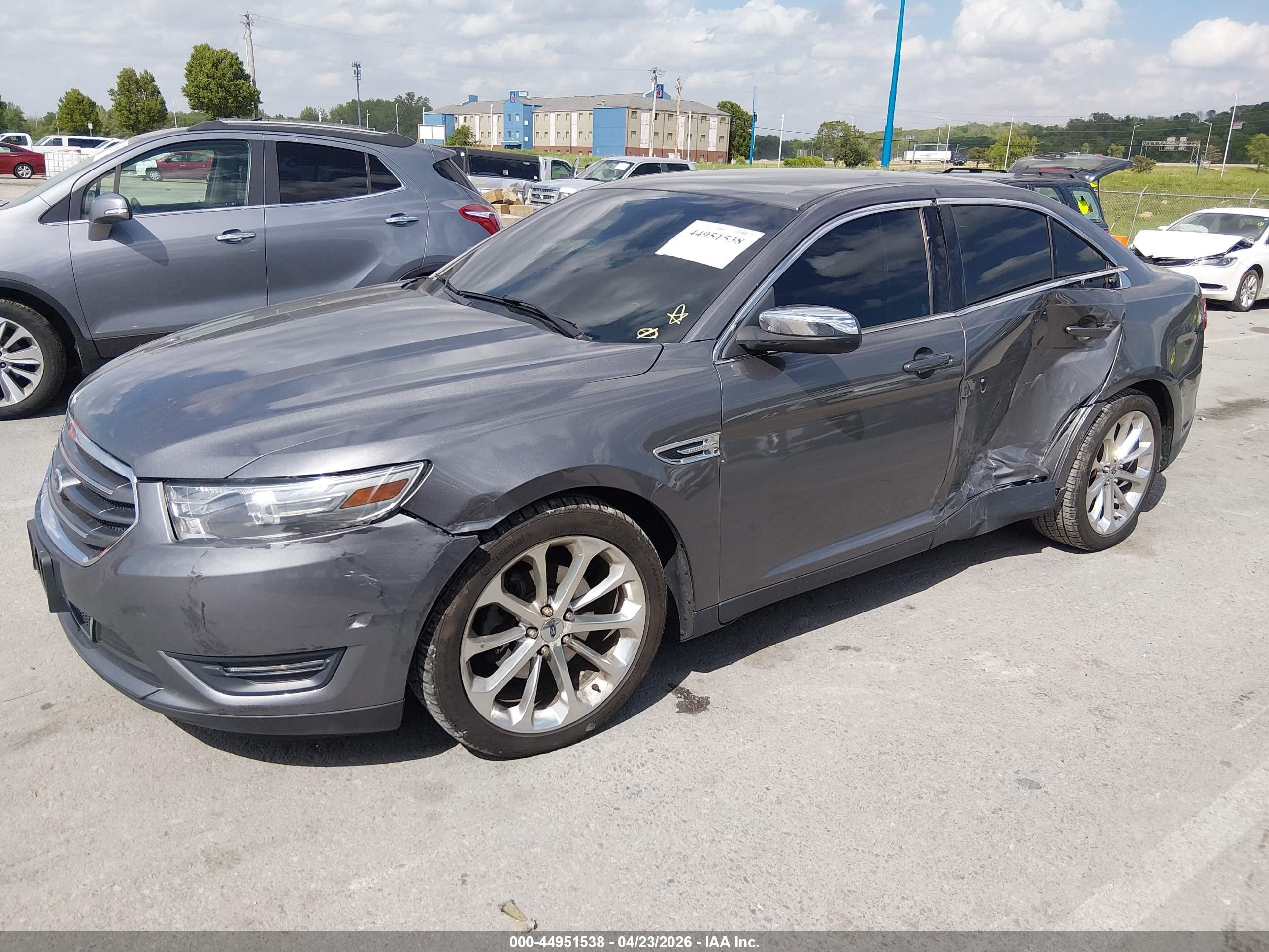 2013 Ford Taurus Limited Серый vin: 1FAHP2F86DG137647