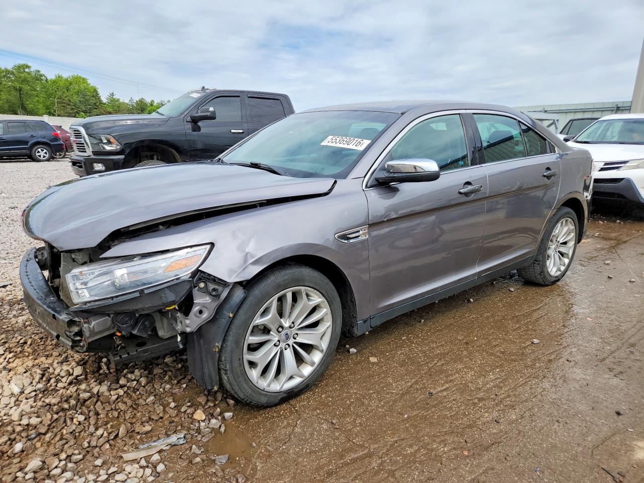 2013 Ford Taurus Limited Silver vin: 1FAHP2F86DG142895