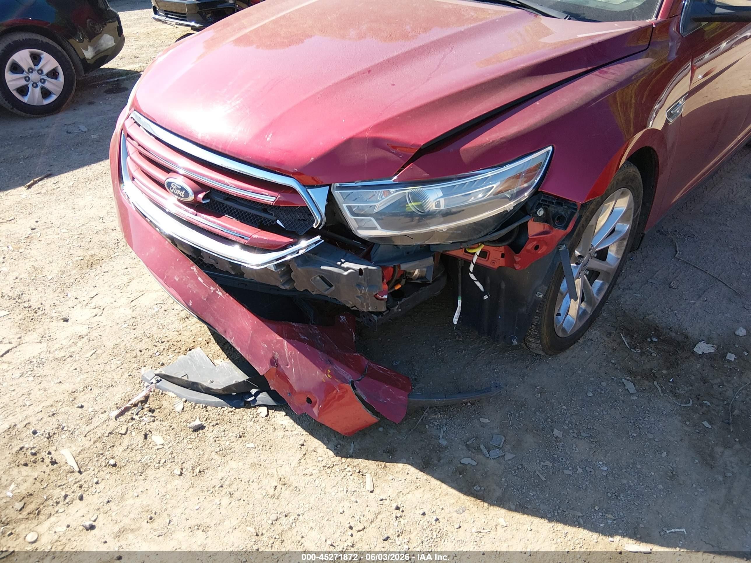 2013 Ford Taurus Limited Maroon vin: 1FAHP2F86DG161088