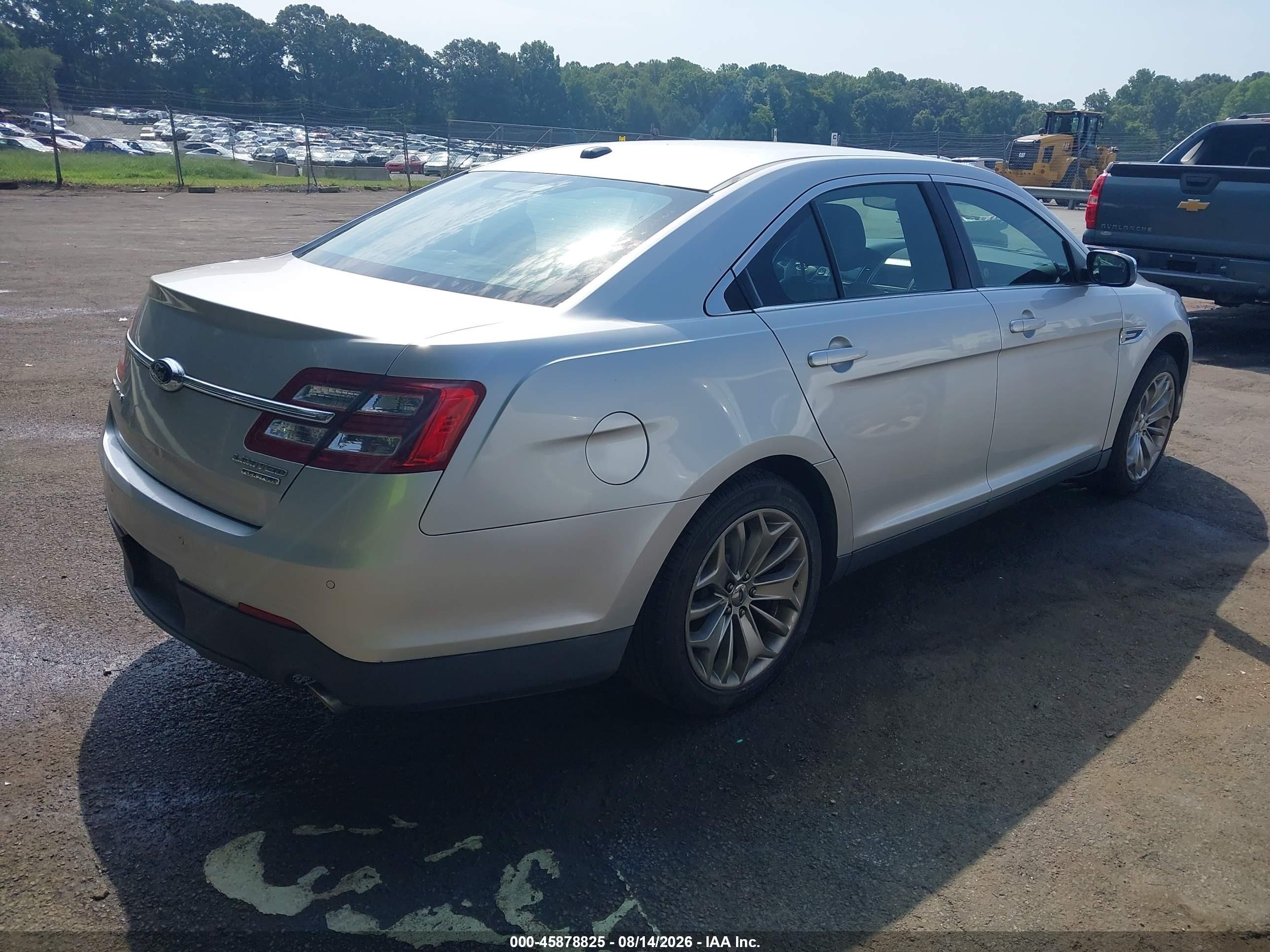 2013 Ford Taurus Limited Silver vin: 1FAHP2F86DG185603