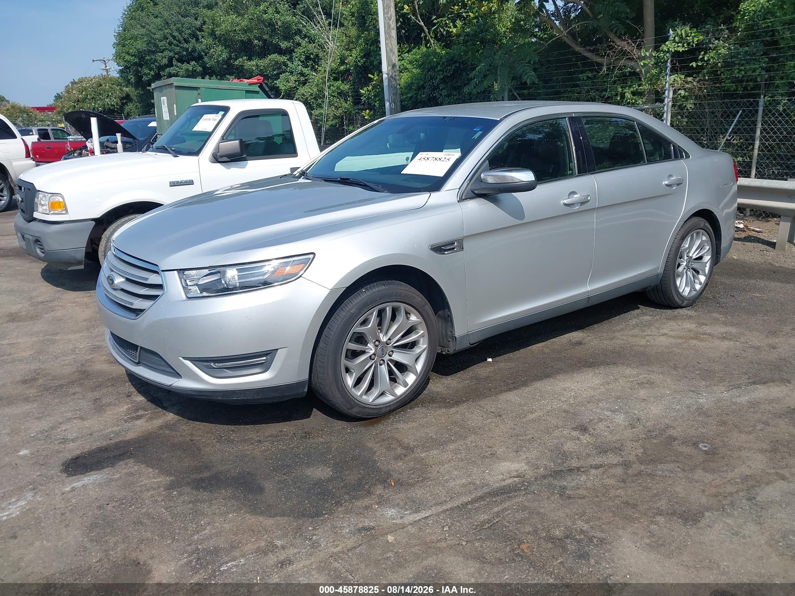 2013 Ford Taurus Limited Silver vin: 1FAHP2F86DG185603