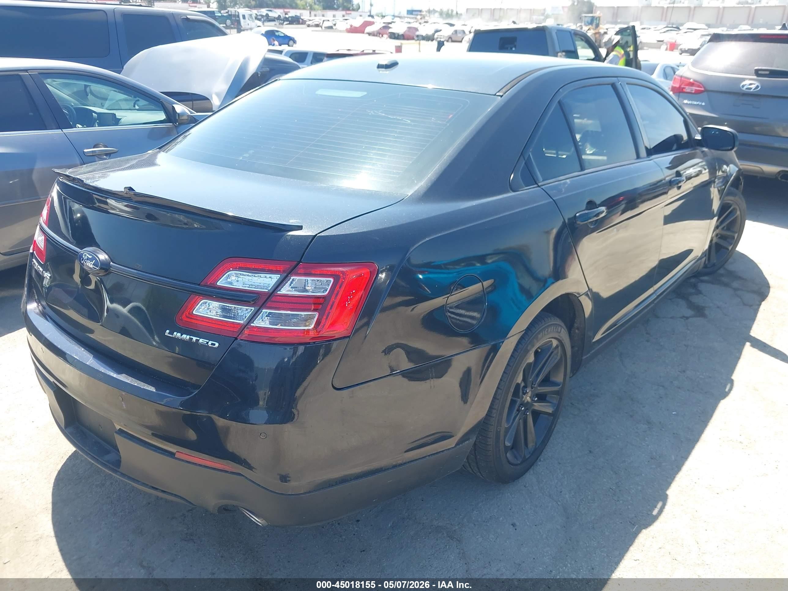 2013 Ford Taurus Limited Black vin: 1FAHP2F86DG212265