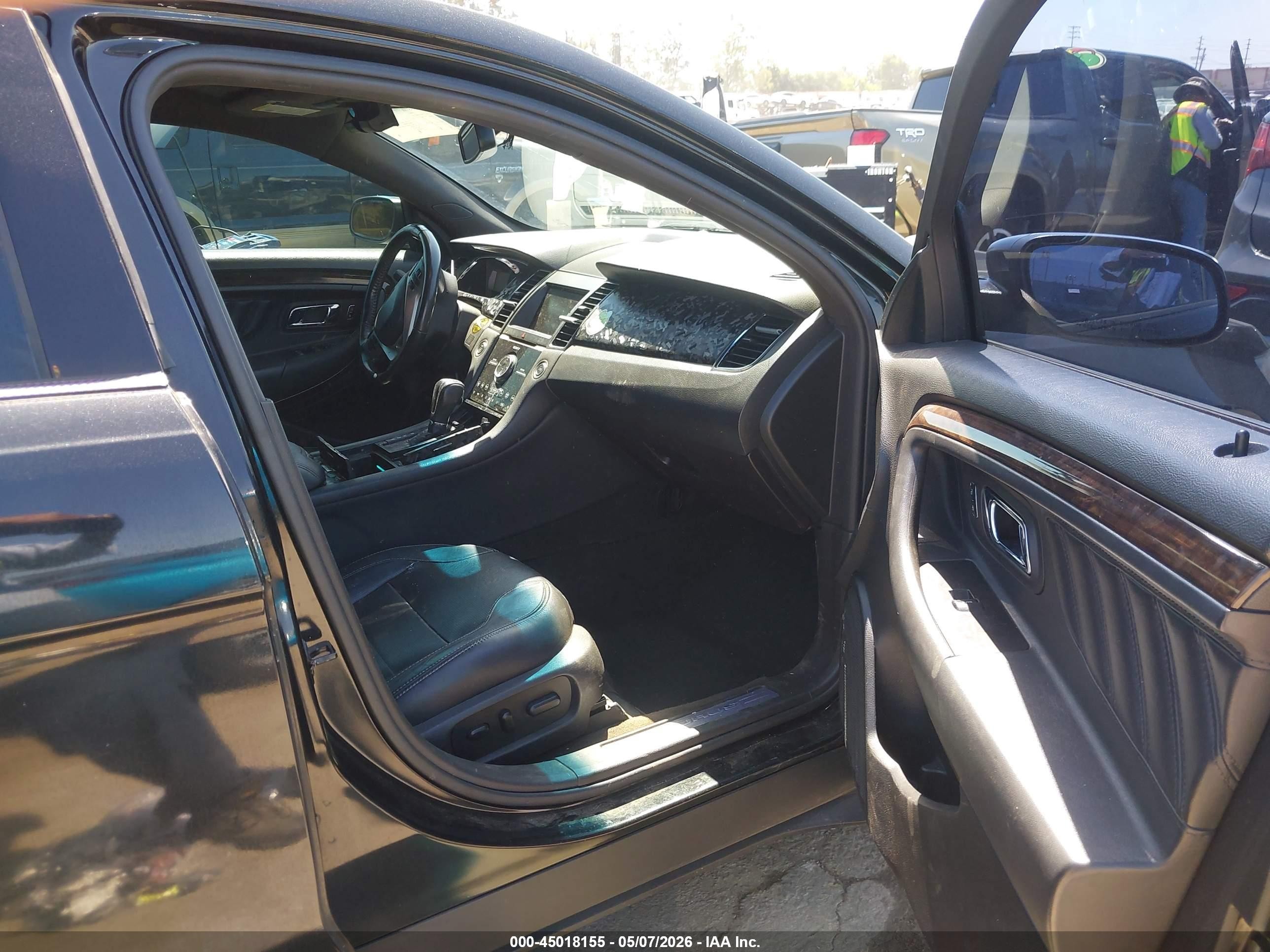 2013 Ford Taurus Limited Black vin: 1FAHP2F86DG212265