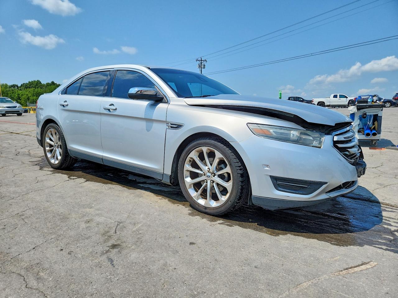 2013 Ford Taurus Limited Silver vin: 1FAHP2F86DG214534