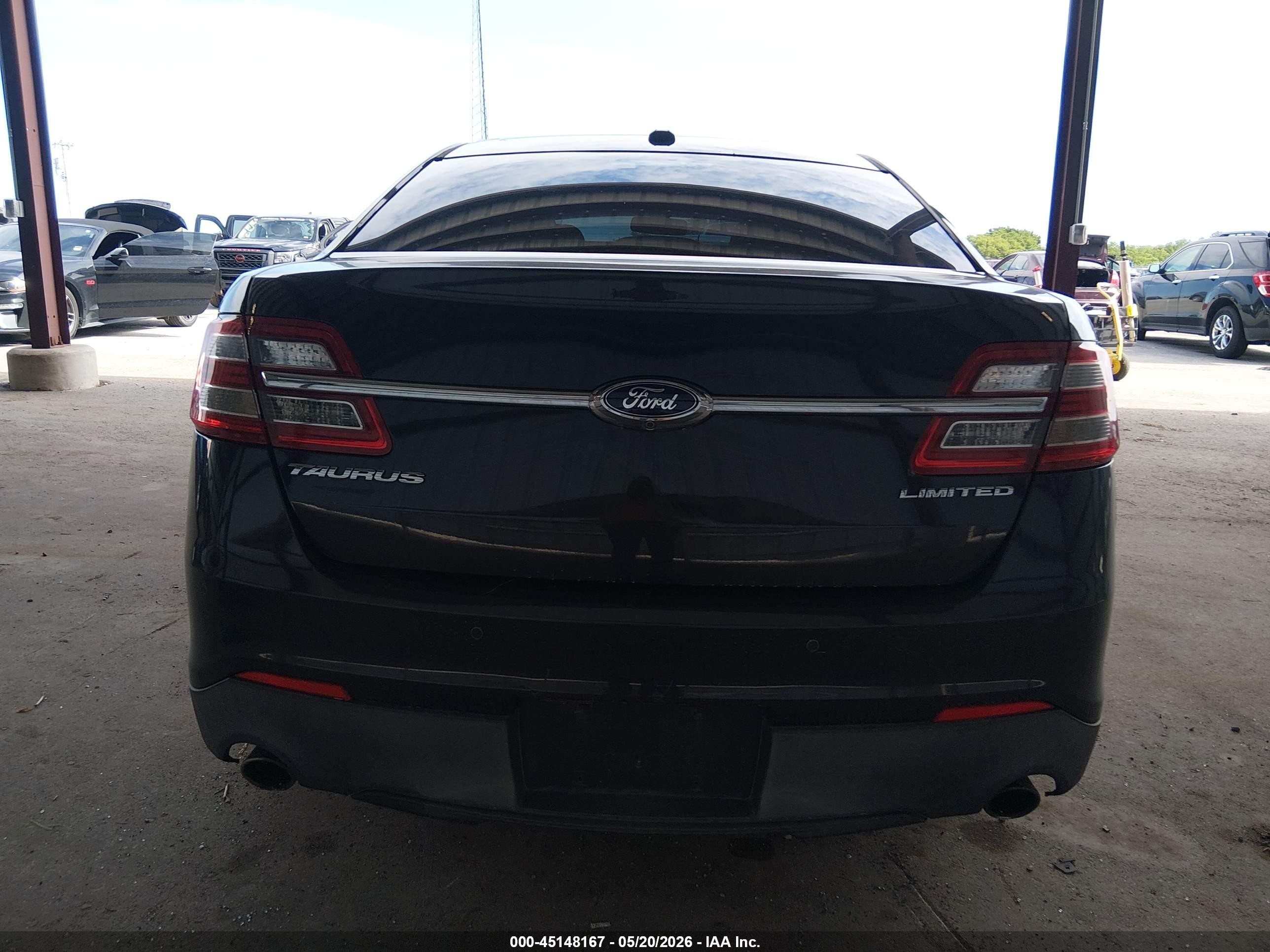 2013 Ford Taurus Limited Черный vin: 1FAHP2F86DG226246