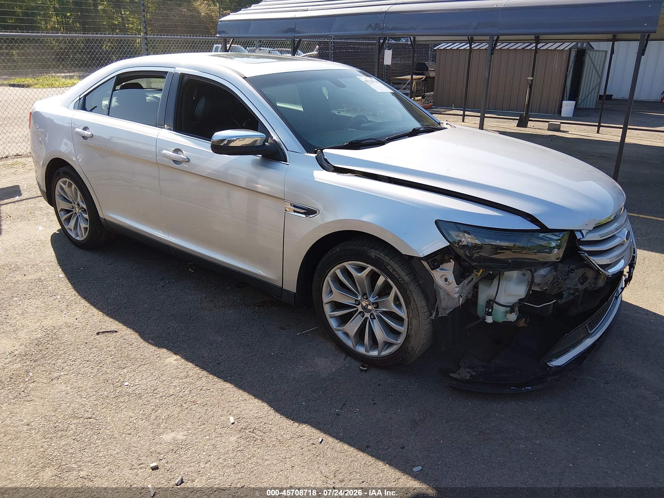 2014 Ford Taurus Limited Silver vin: 1FAHP2F86EG106447