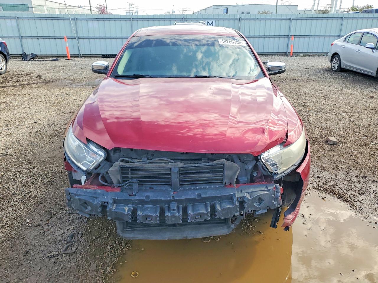 2014 Ford Taurus Limited Бордовый vin: 1FAHP2F86EG109459