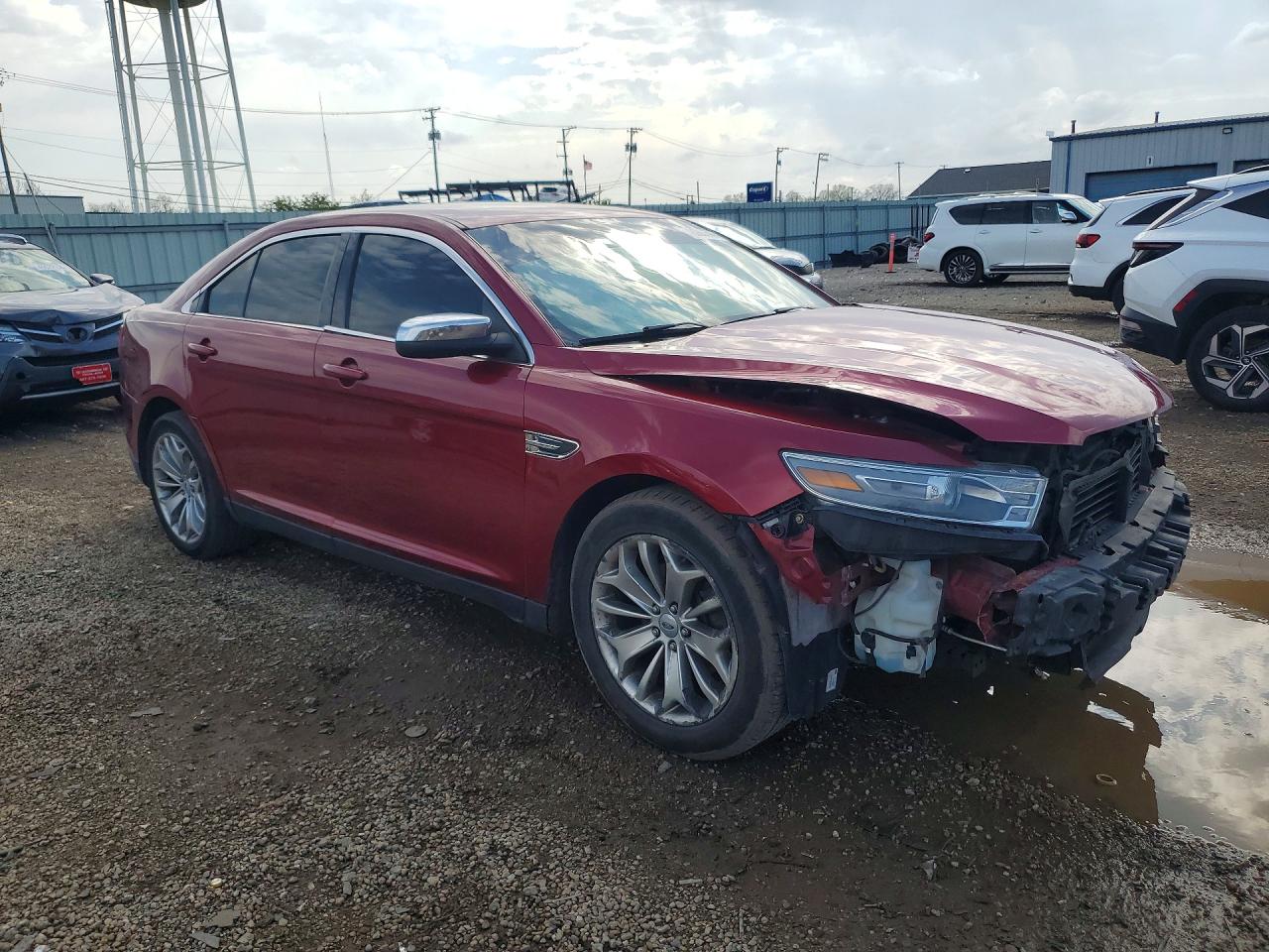 2014 Ford Taurus Limited Бордовый vin: 1FAHP2F86EG109459