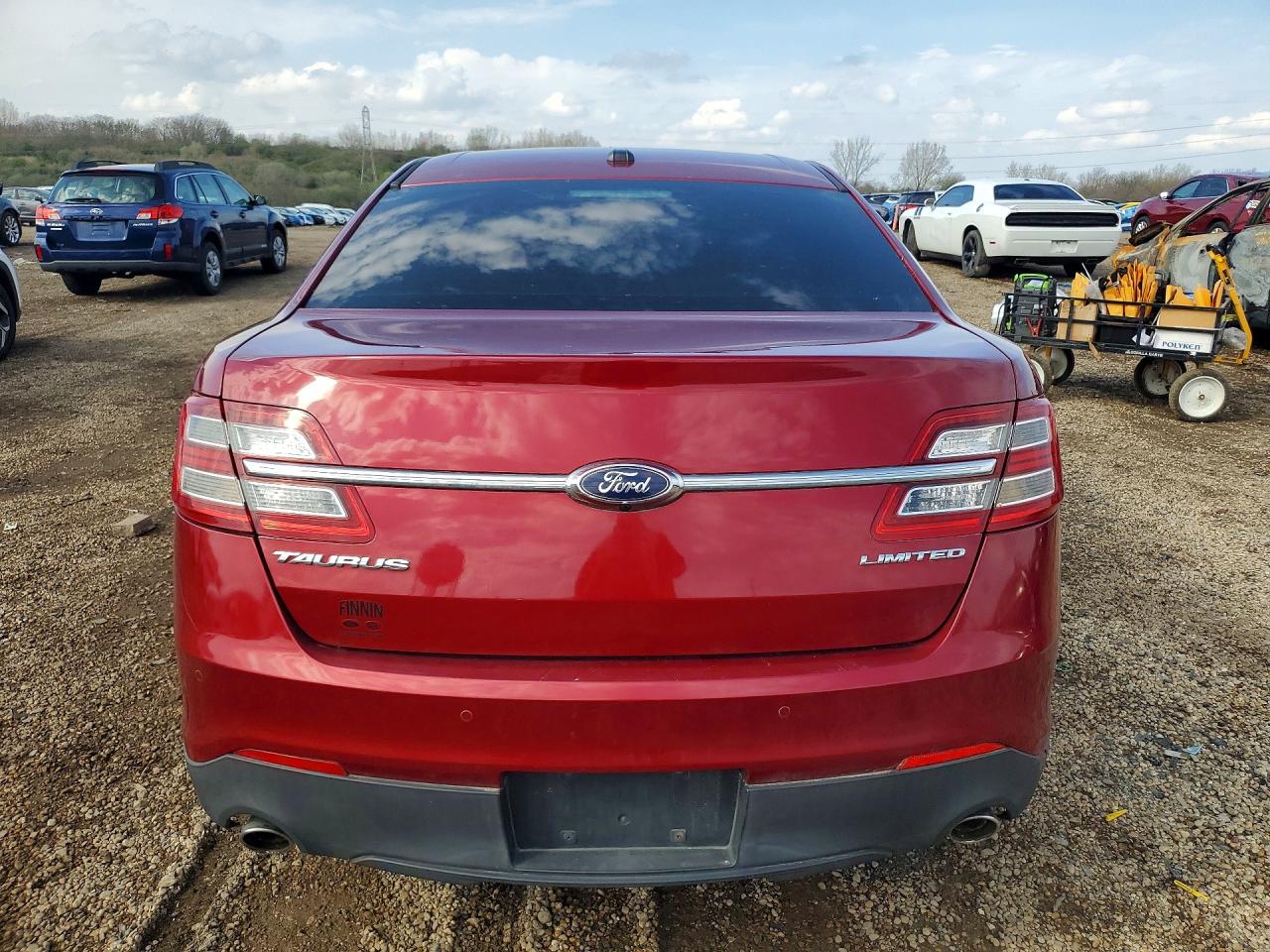 2014 Ford Taurus Limited Бордовый vin: 1FAHP2F86EG109459