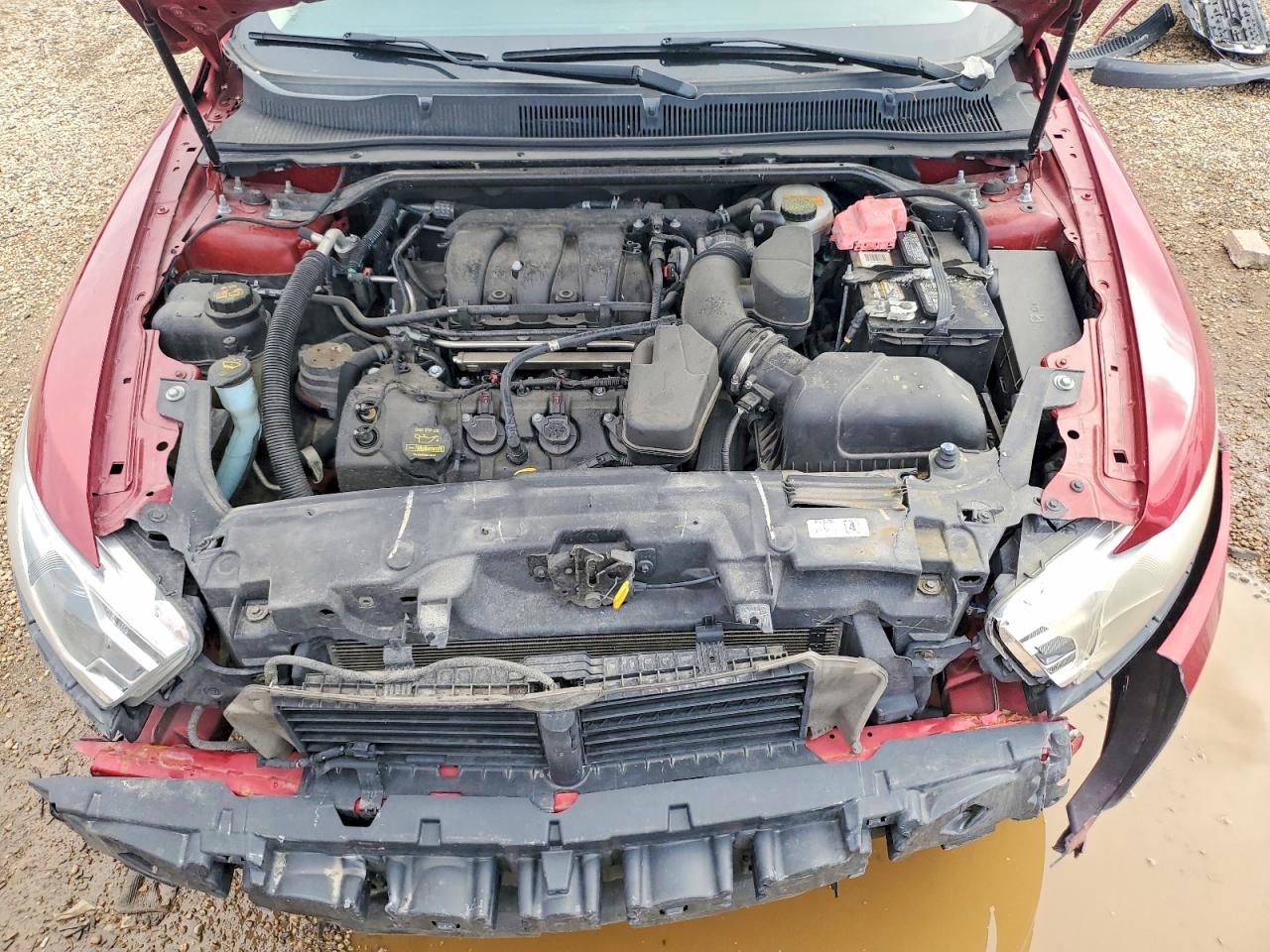 2014 Ford Taurus Limited Бордовый vin: 1FAHP2F86EG109459
