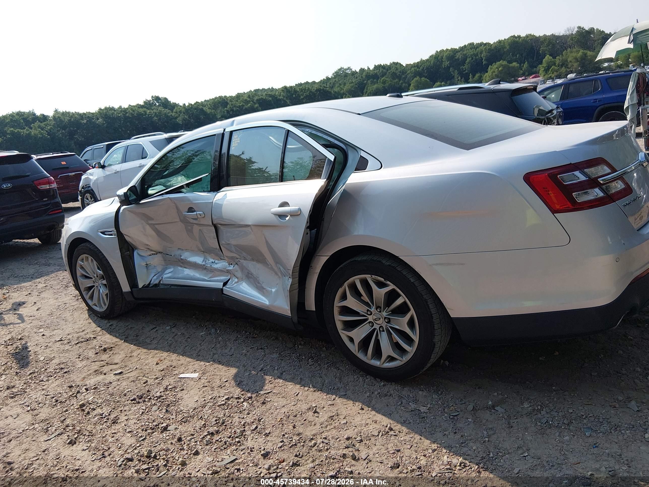2014 Ford Taurus Limited Silver vin: 1FAHP2F86EG115519