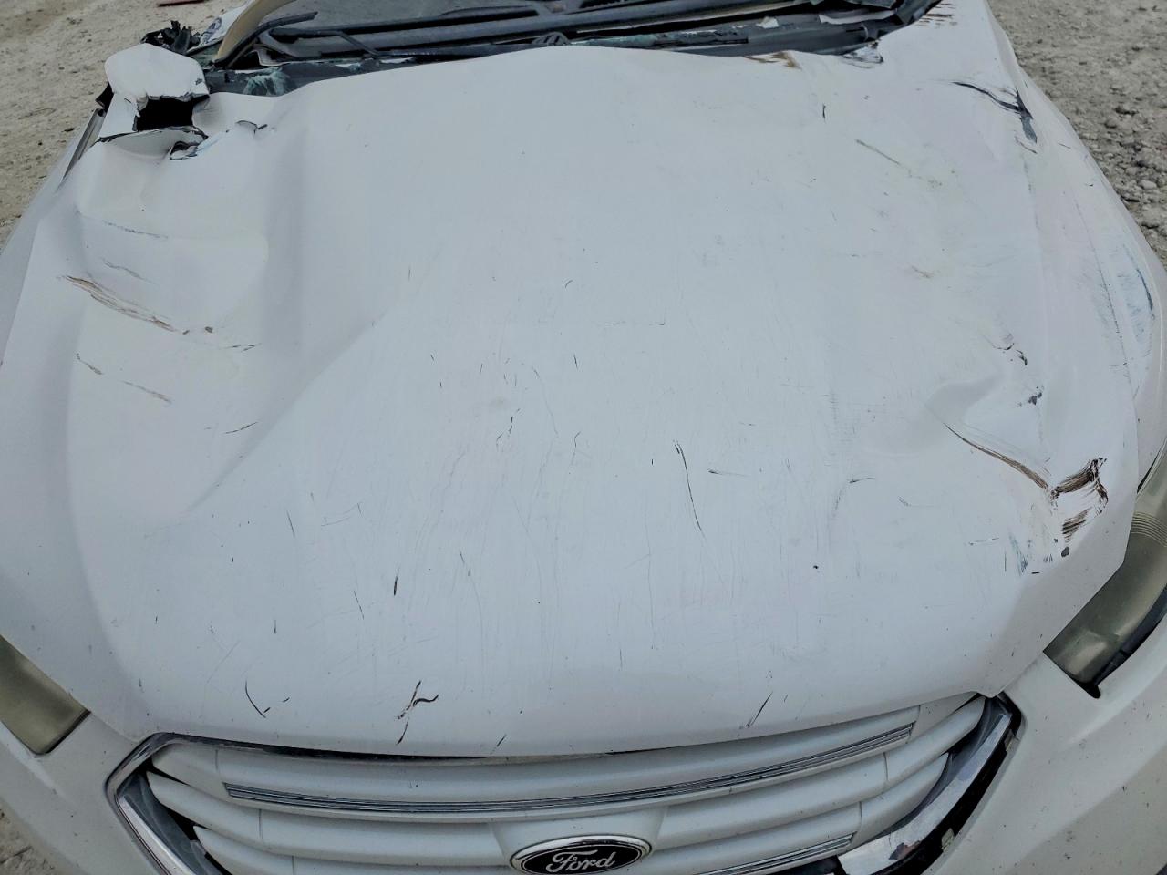 2014 Ford Taurus Limited White vin: 1FAHP2F86EG150190