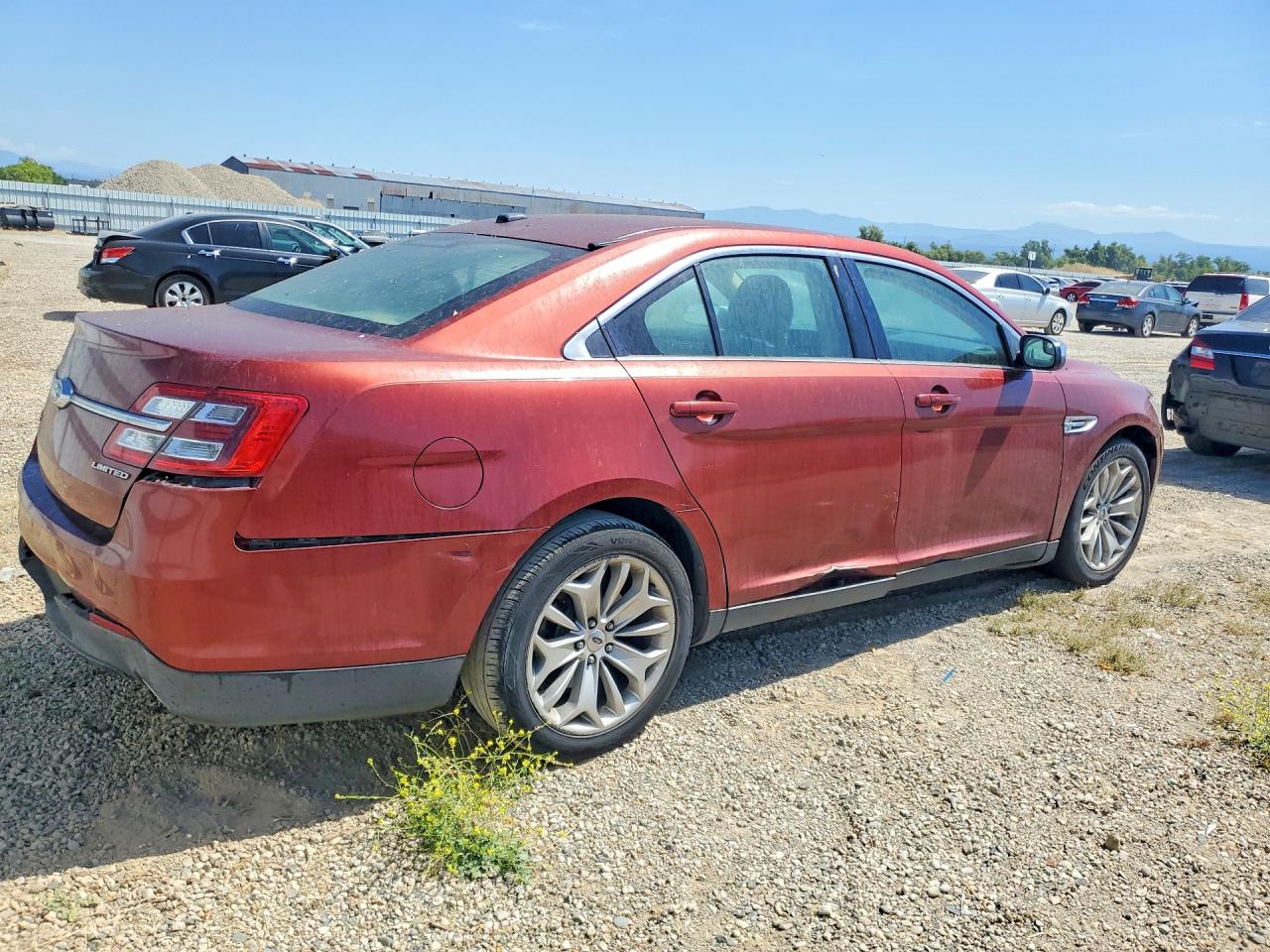 2014 Ford Taurus Limited Красный vin: 1FAHP2F86EG165238
