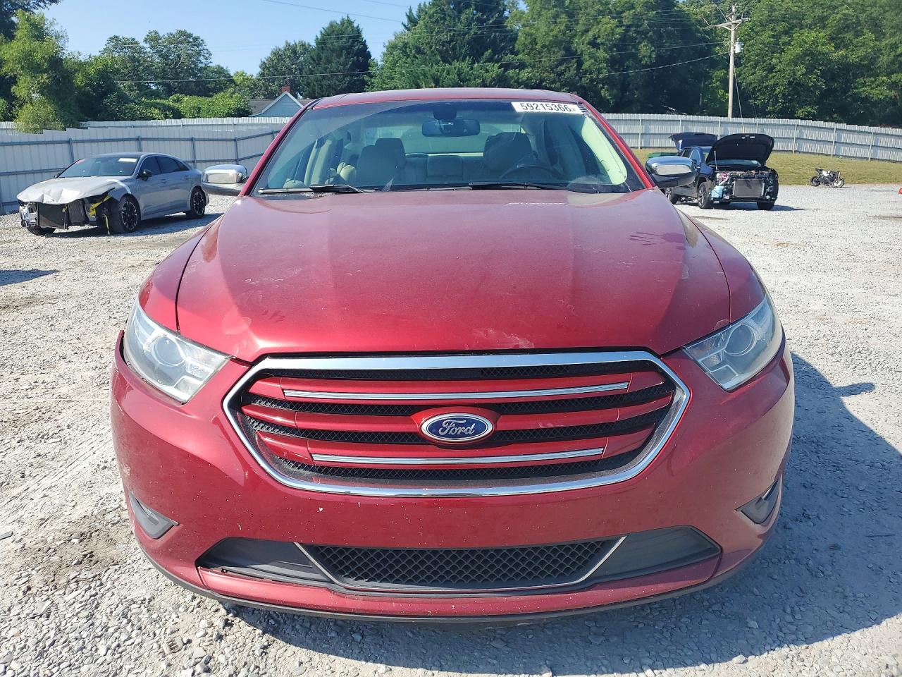 2014 Ford Taurus Limited Red vin: 1FAHP2F86EG183139
