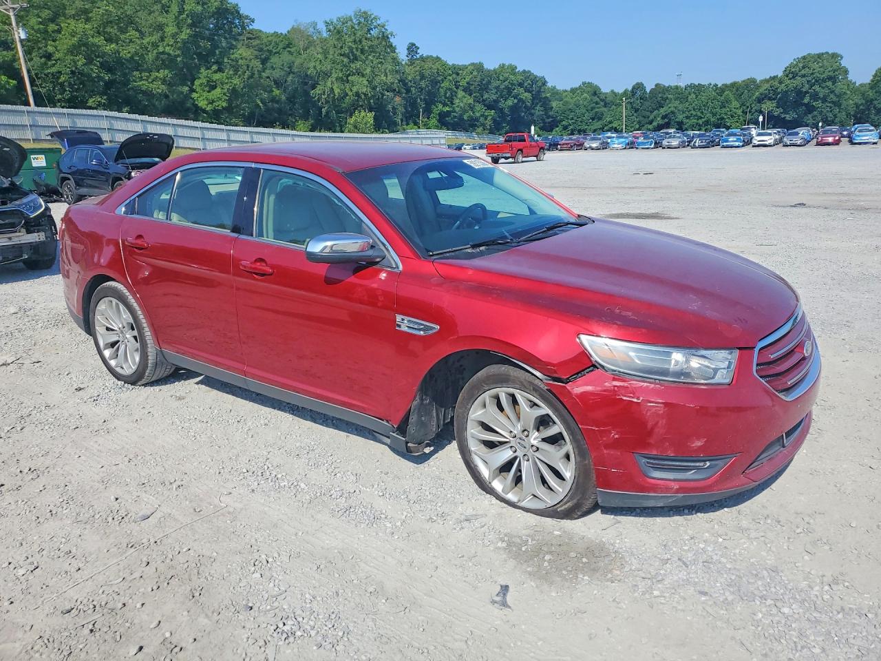 2014 Ford Taurus Limited Red vin: 1FAHP2F86EG183139