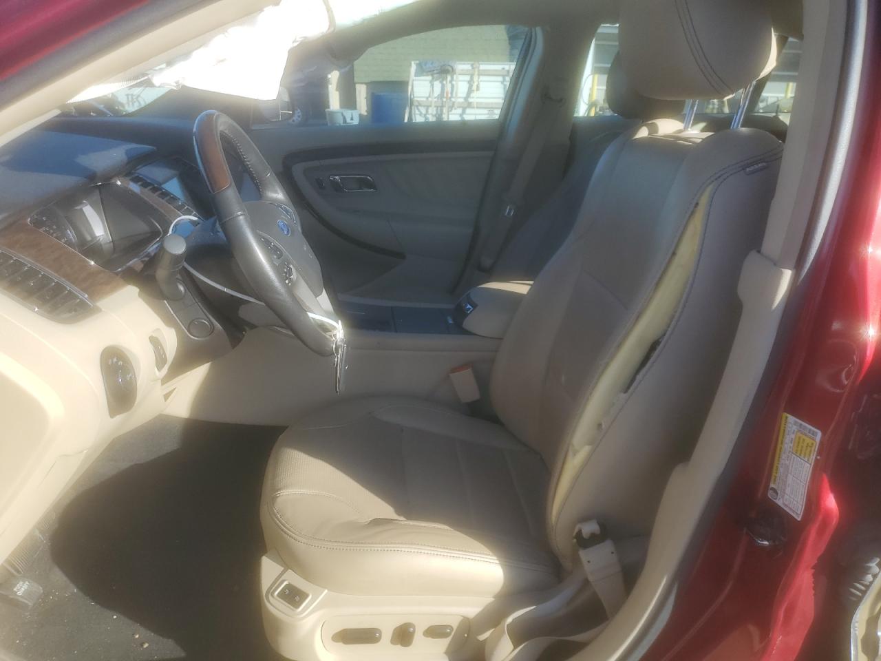 2014 Ford Taurus Limited Burgundy vin: 1FAHP2F86EG185053