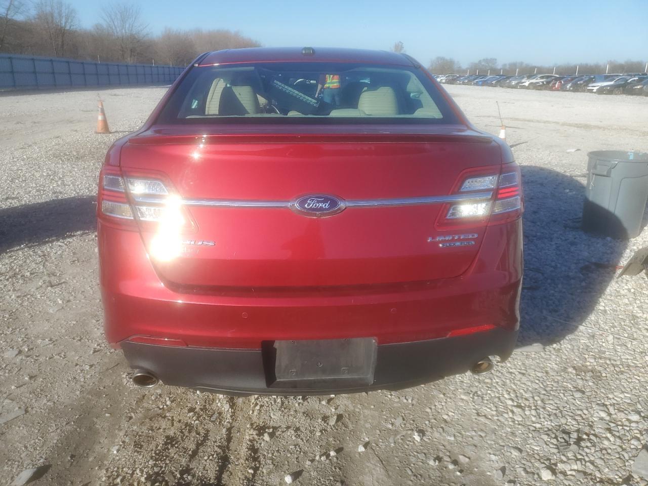 2014 Ford Taurus Limited Burgundy vin: 1FAHP2F86EG185053