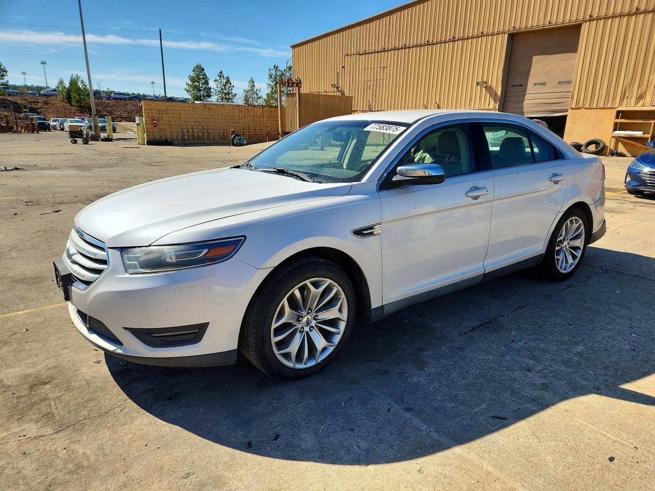 2015 Ford Taurus Limited White vin: 1FAHP2F86FG155035
