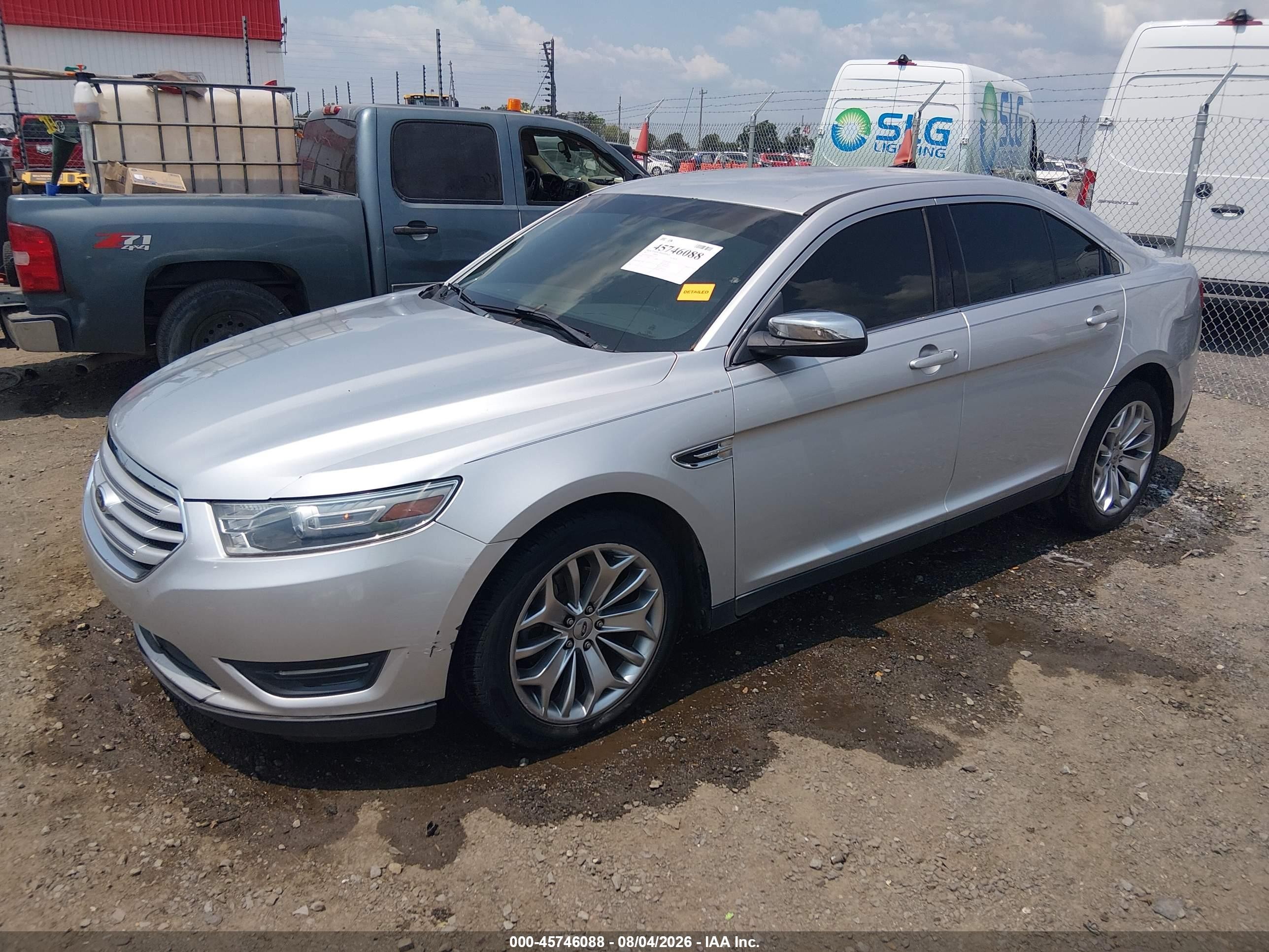 2013 Ford Taurus Limited Silver vin: 1FAHP2F87DG112157