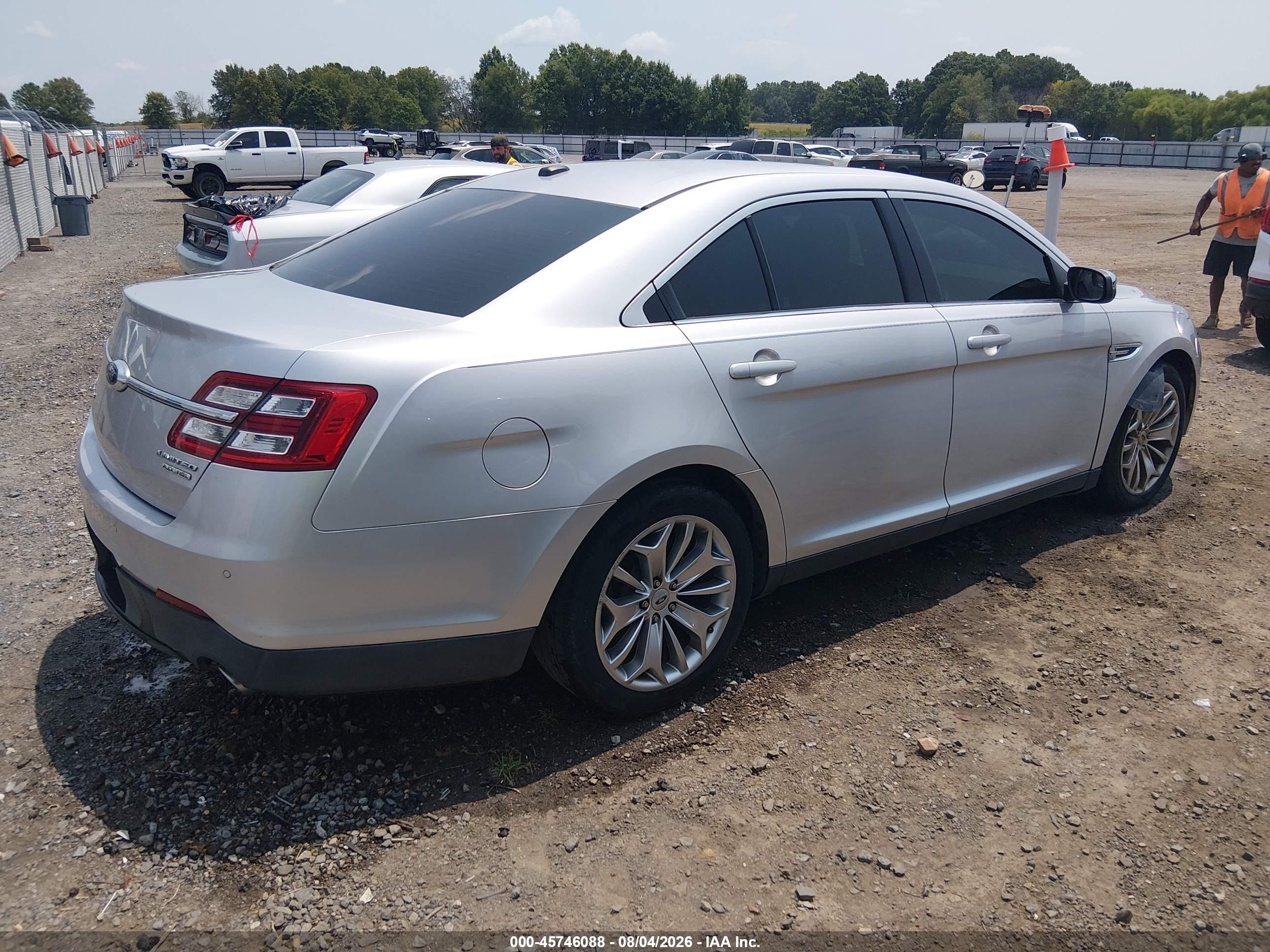 2013 Ford Taurus Limited Silver vin: 1FAHP2F87DG112157