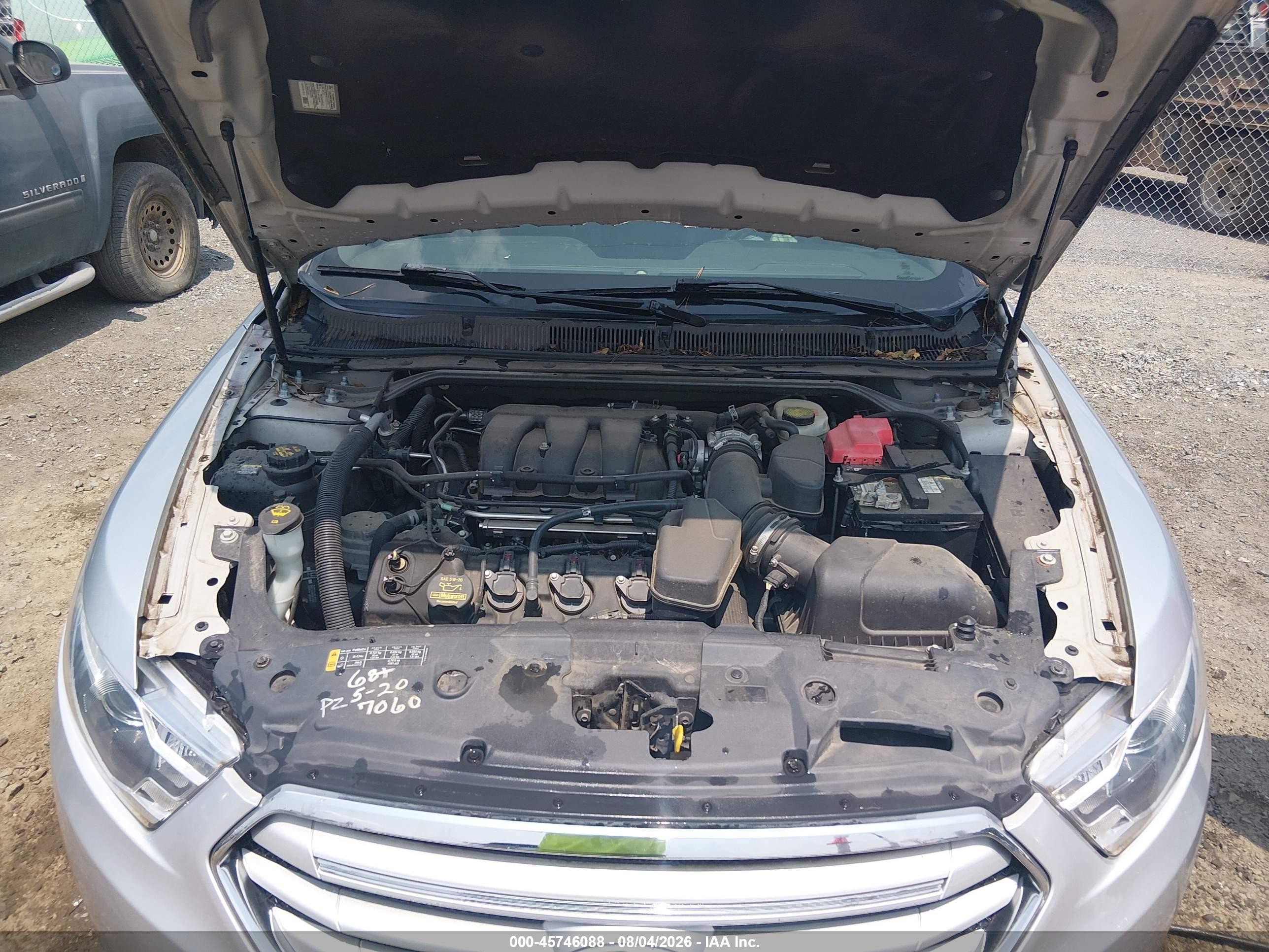 2013 Ford Taurus Limited Silver vin: 1FAHP2F87DG112157