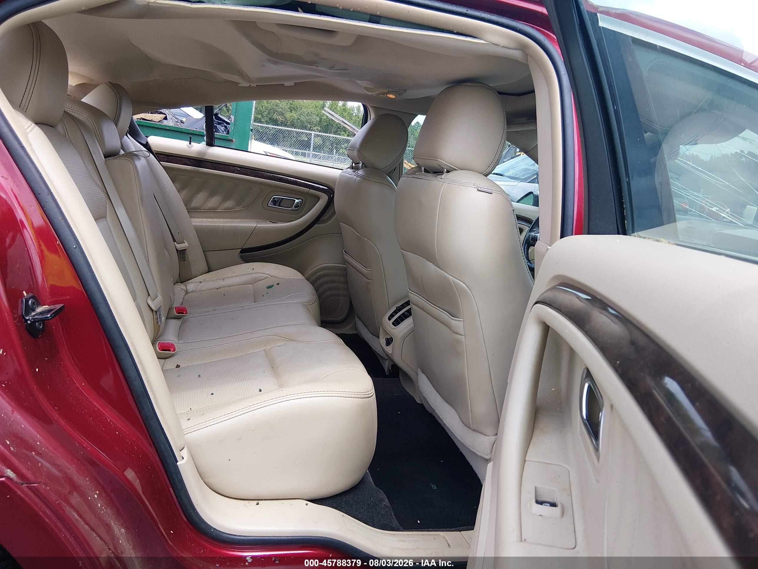 2013 Ford Taurus Limited Красный vin: 1FAHP2F87DG115317