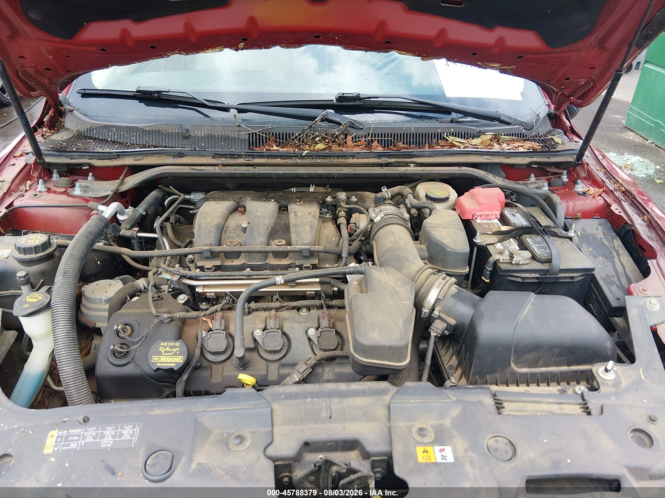 2013 Ford Taurus Limited Красный vin: 1FAHP2F87DG115317