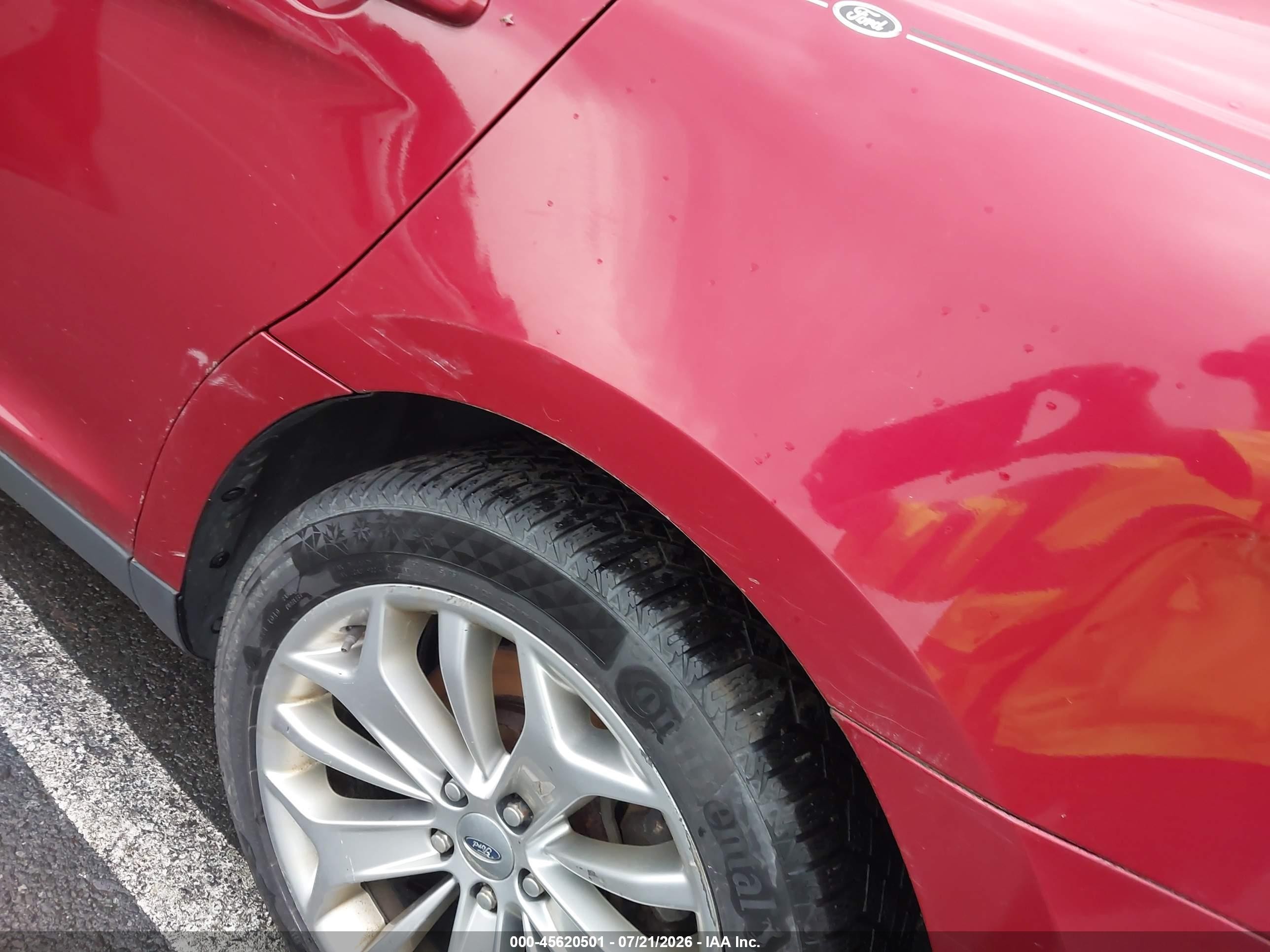 2013 Ford Taurus Limited Красный vin: 1FAHP2F87DG138595