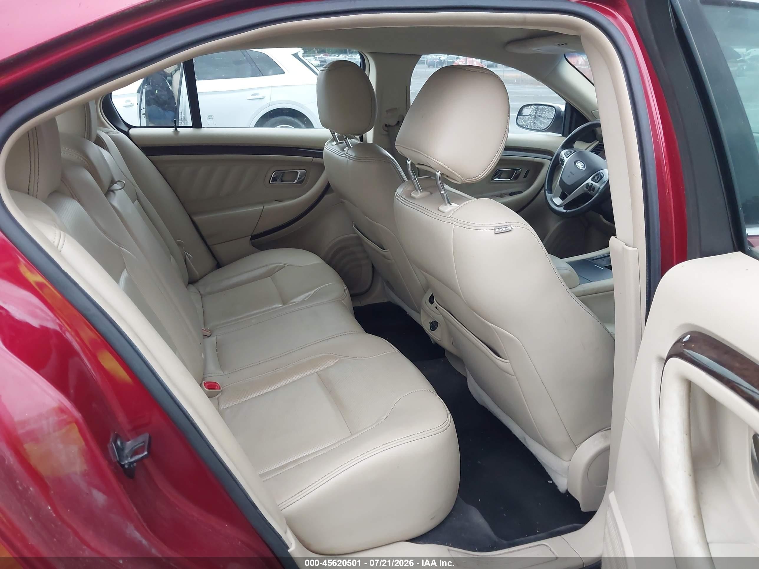 2013 Ford Taurus Limited Красный vin: 1FAHP2F87DG138595