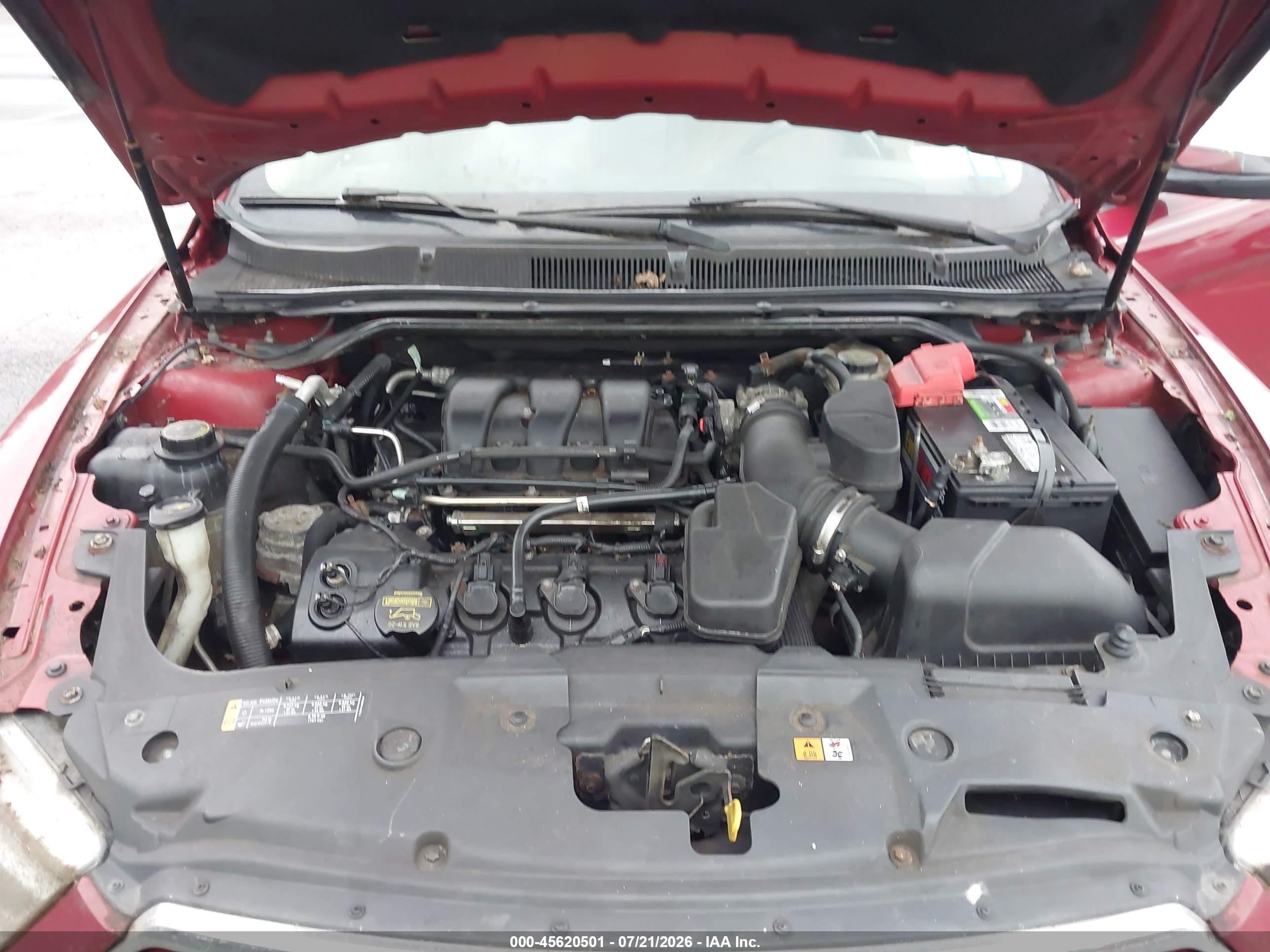 2013 Ford Taurus Limited Красный vin: 1FAHP2F87DG138595