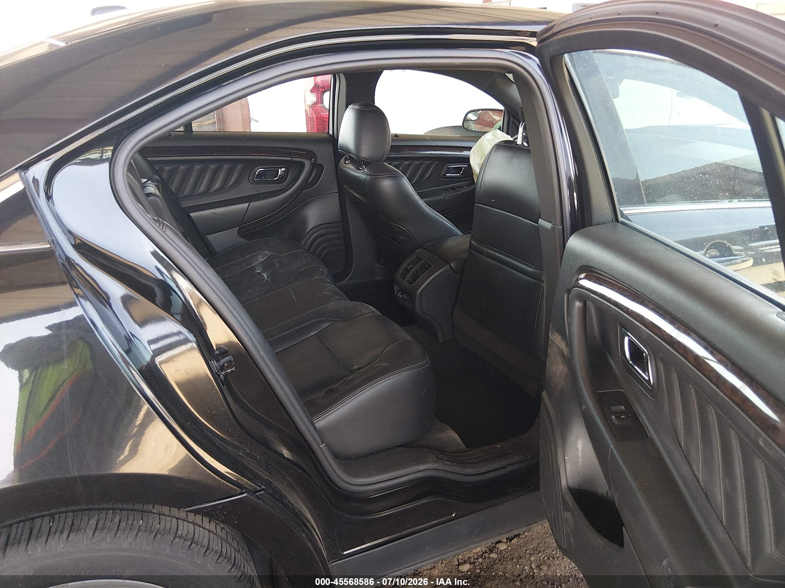2013 Ford Taurus Limited Black vin: 1FAHP2F87DG179535