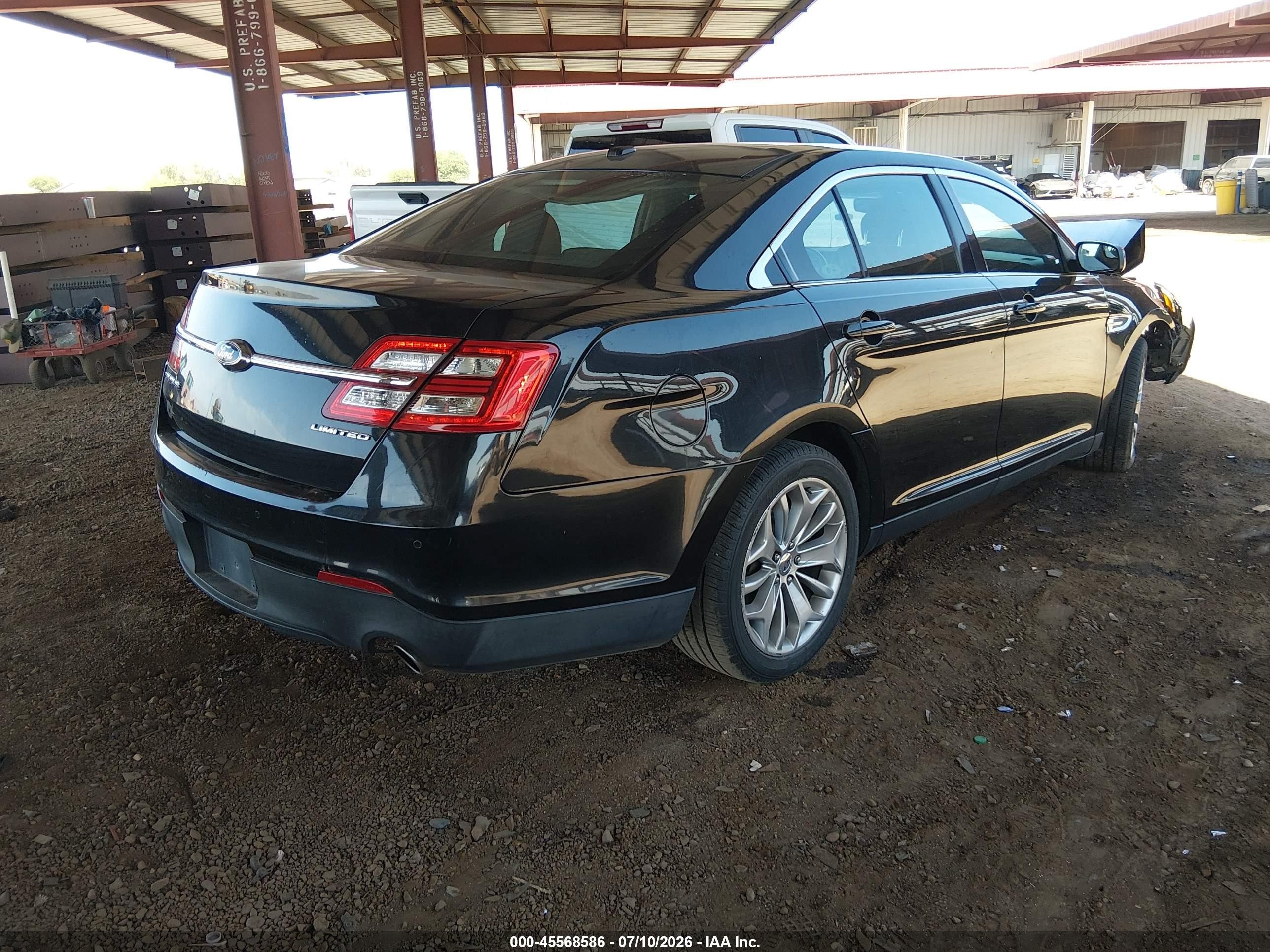 2013 Ford Taurus Limited Black vin: 1FAHP2F87DG179535