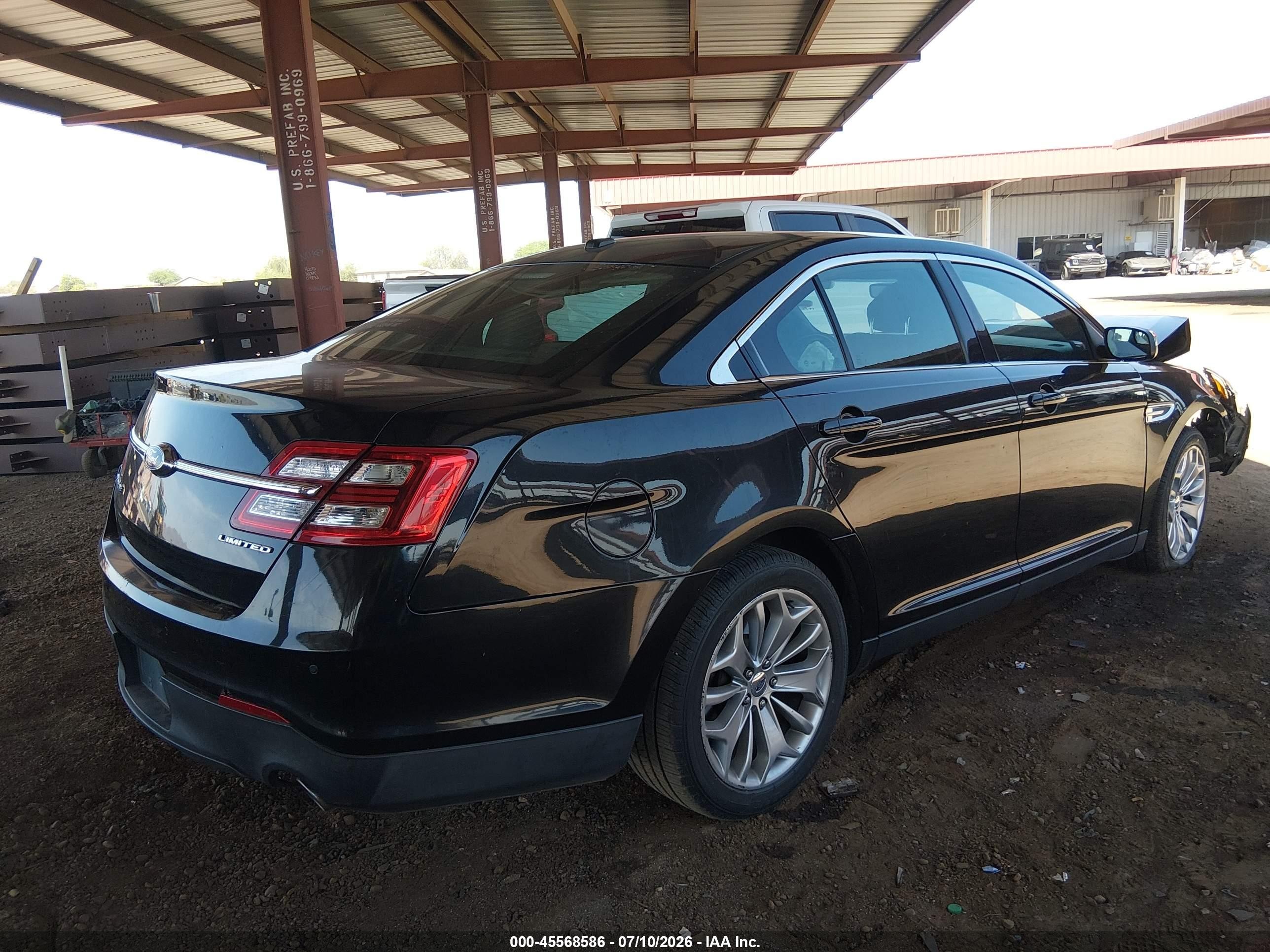 2013 Ford Taurus Limited Black vin: 1FAHP2F87DG179535