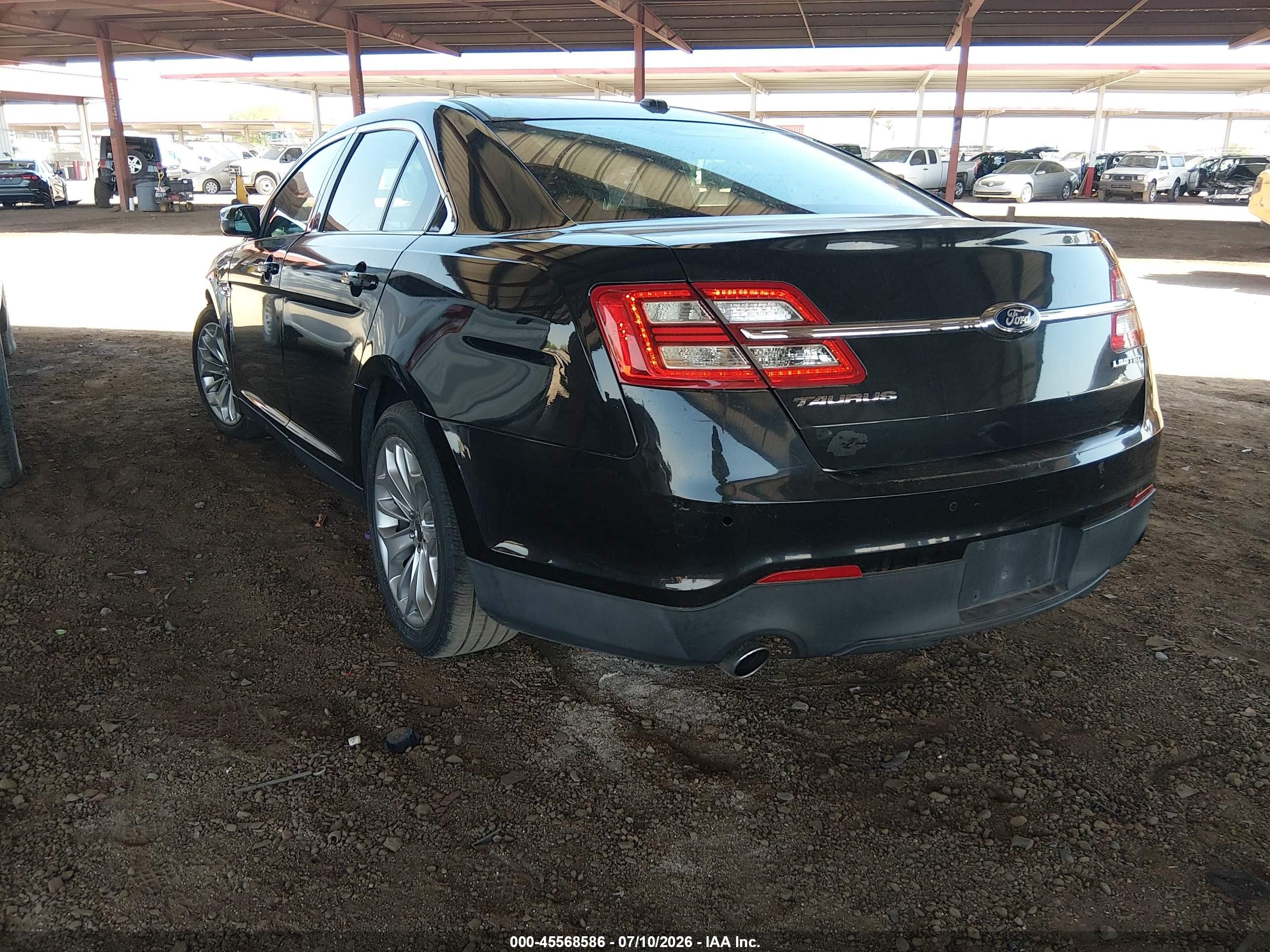 2013 Ford Taurus Limited Black vin: 1FAHP2F87DG179535