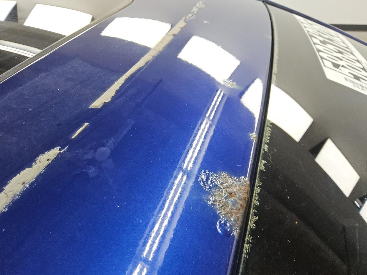 2013 Ford Taurus Limited Blue vin: 1FAHP2F87DG200268 Damage: Roof, Rust, > 12 Inches